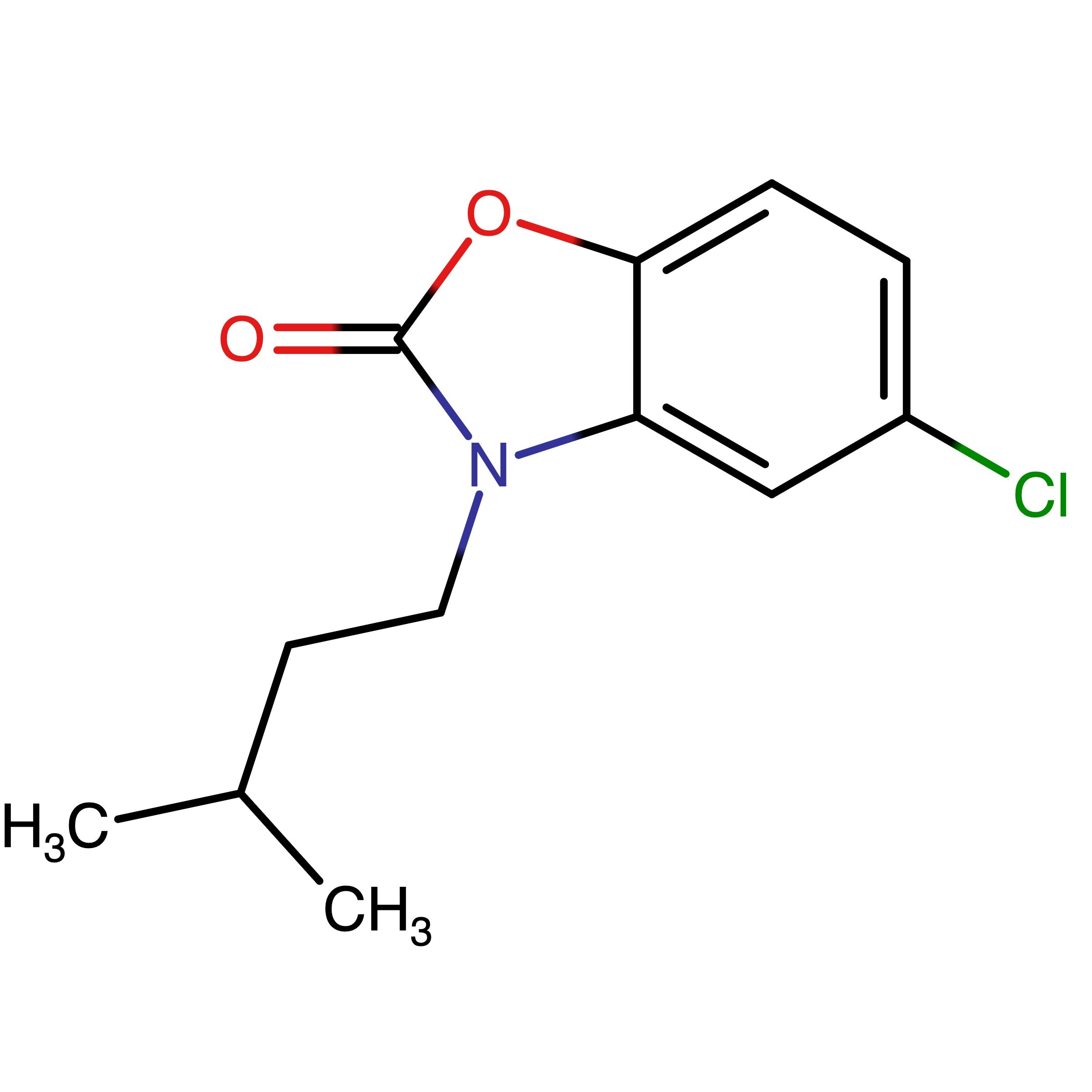 CAS 883279-90-1 | 5-Chloro-3-isopentylbenzo[d]oxazol-2(3H)-one | MFCD07640557