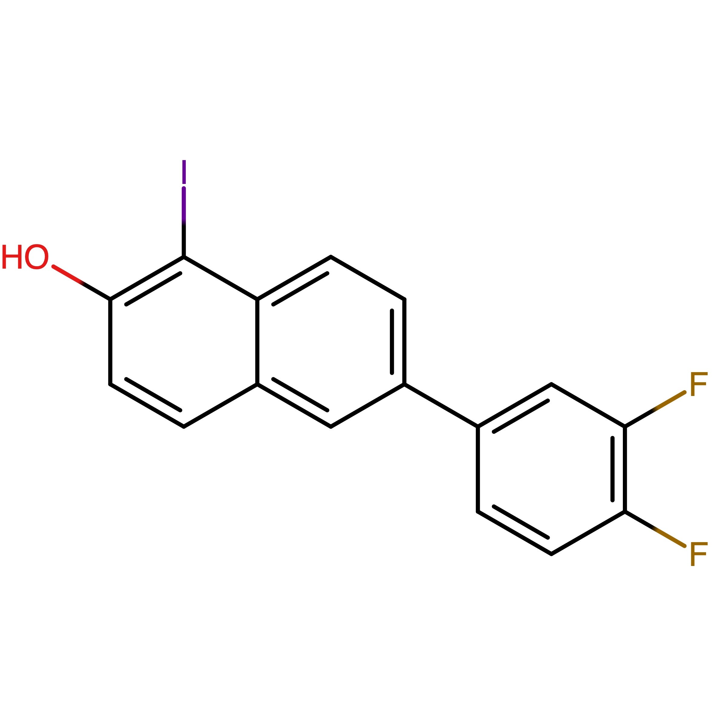 CAS 2301860-77-3 | 6-(3,4-Difluorophenyl)-1-iodonaphthalen-2-ol