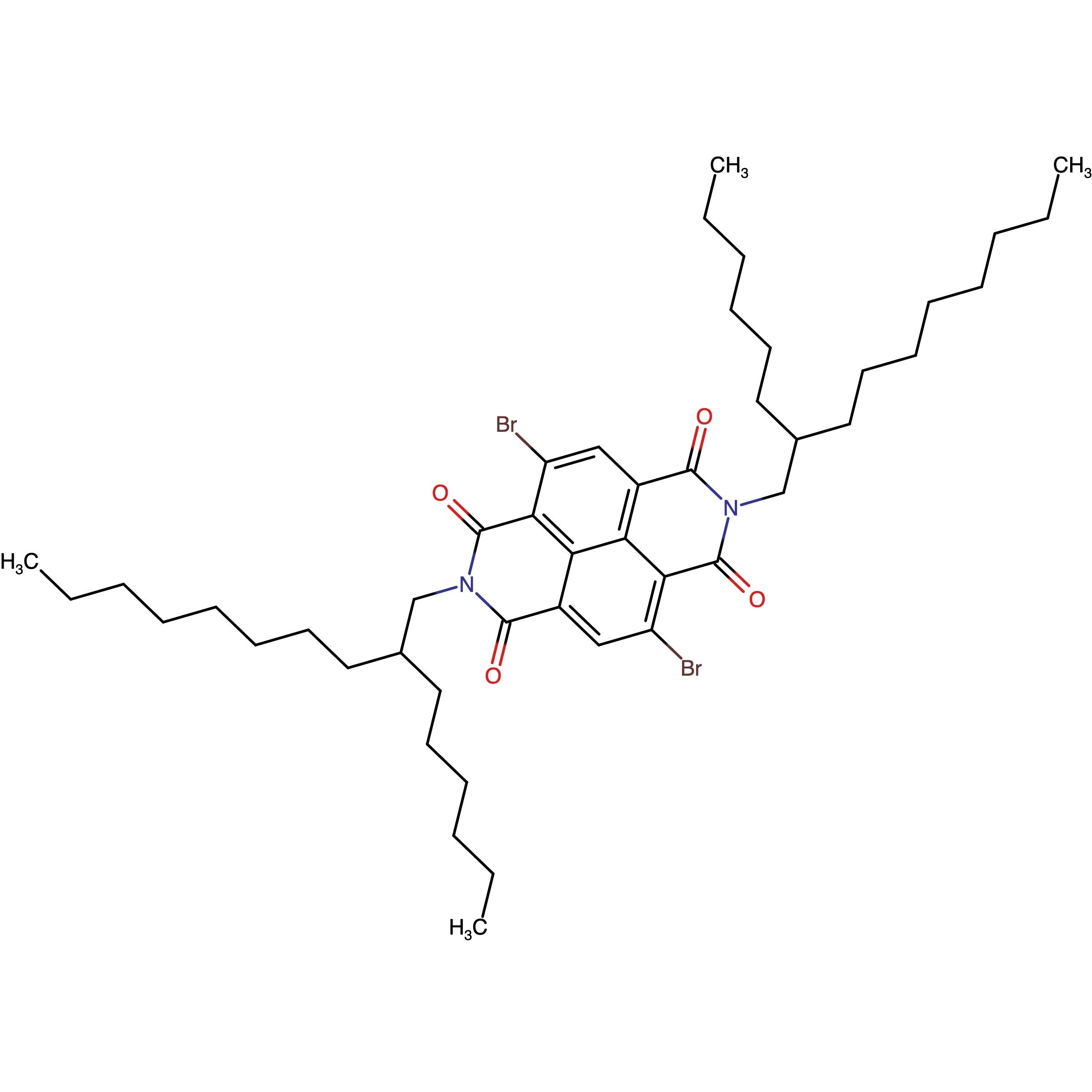 CAS 1459168-68-3 | 4,9-Dibromo-2,7-bis(2-hexyldecyl)benzo[lmn][3,8]phenanthroline-1,3,6,8(2H,7H)-tetrone | MFCD31619180