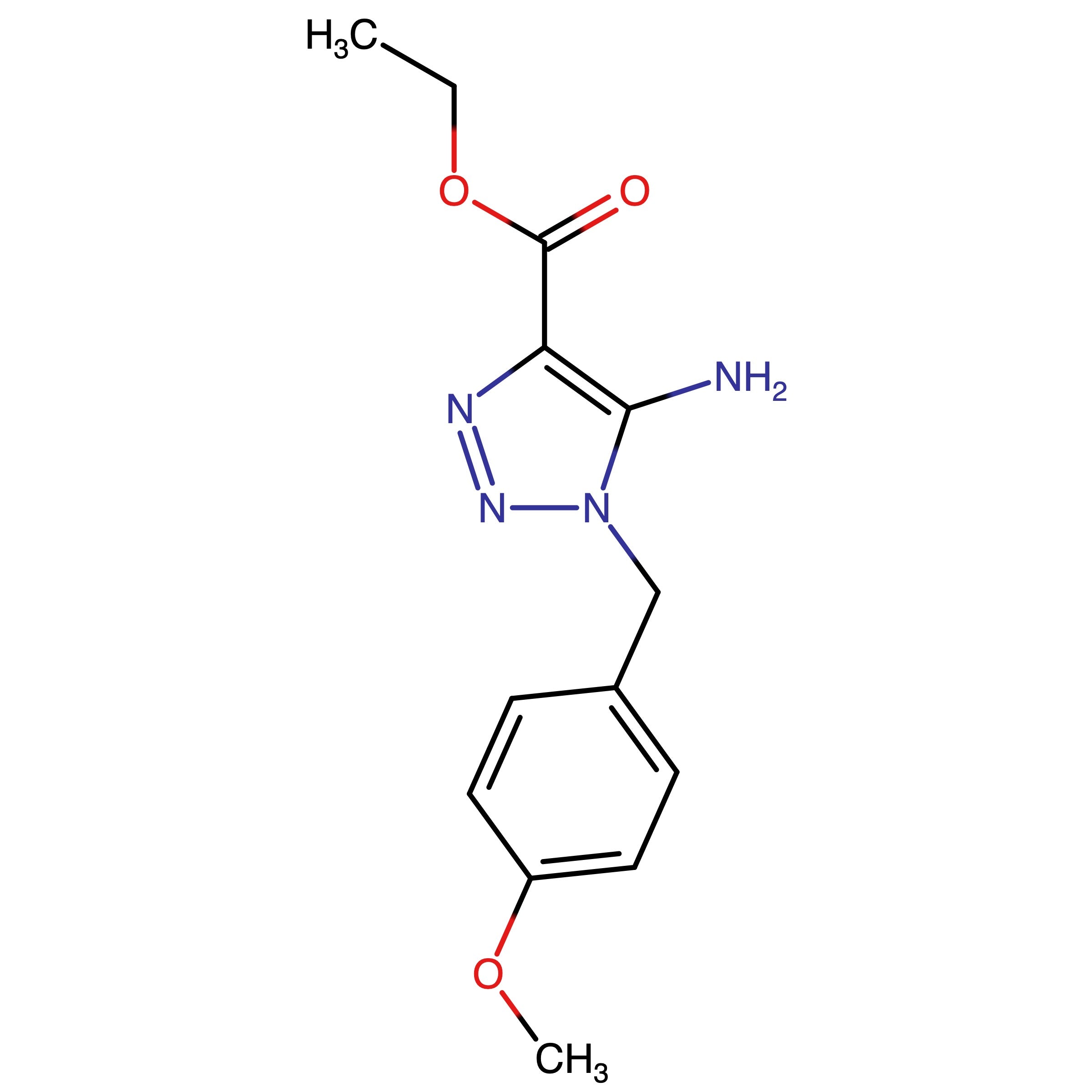 CAS 862112-28-5 | Ethyl 5-amino-1-(4-methoxybenzyl)-1H-1,2,3-triazole-4-carboxylate