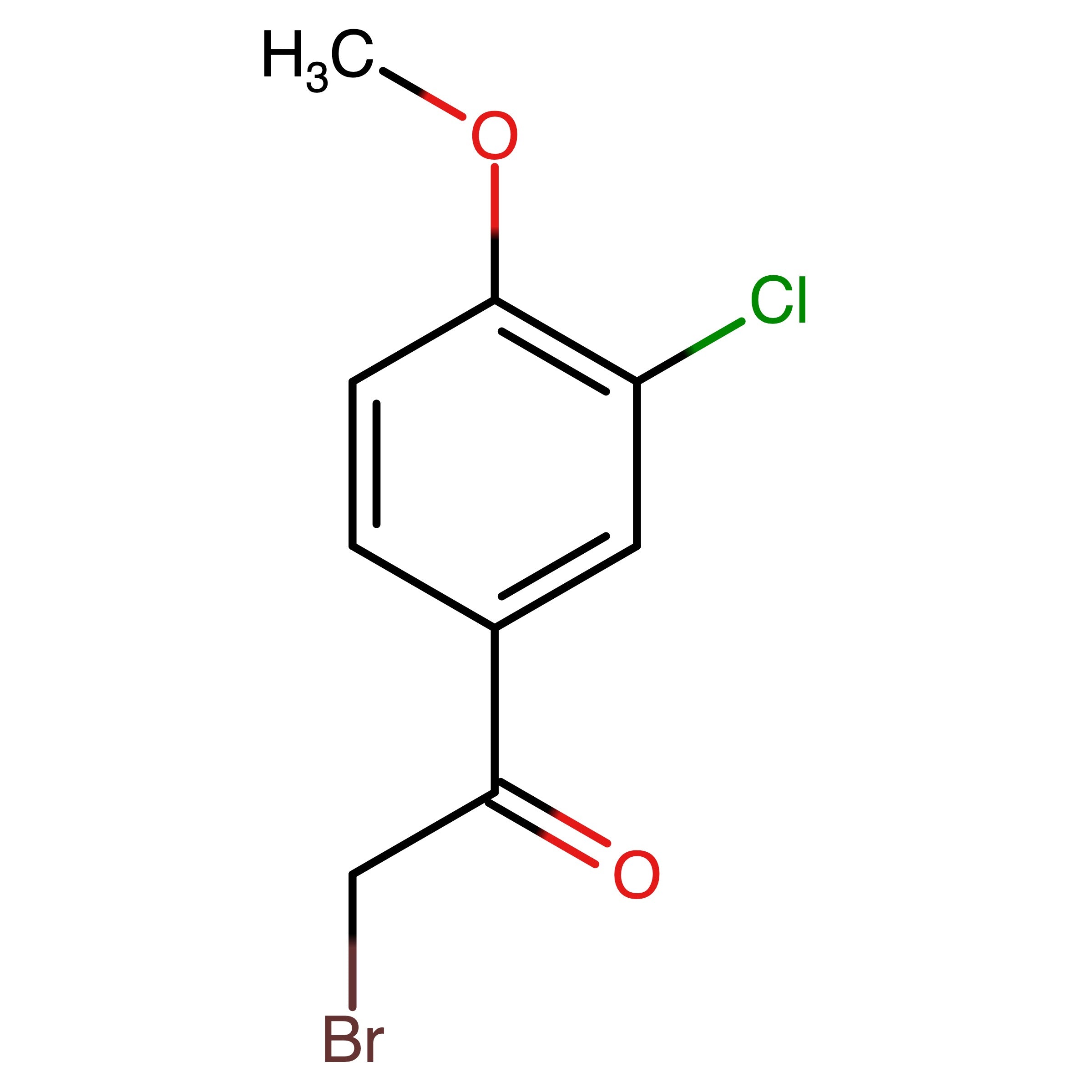 CAS 30095-50-2 | 2-Bromo-1-(3-chloro-4-methoxyphenyl)ethan-1-one