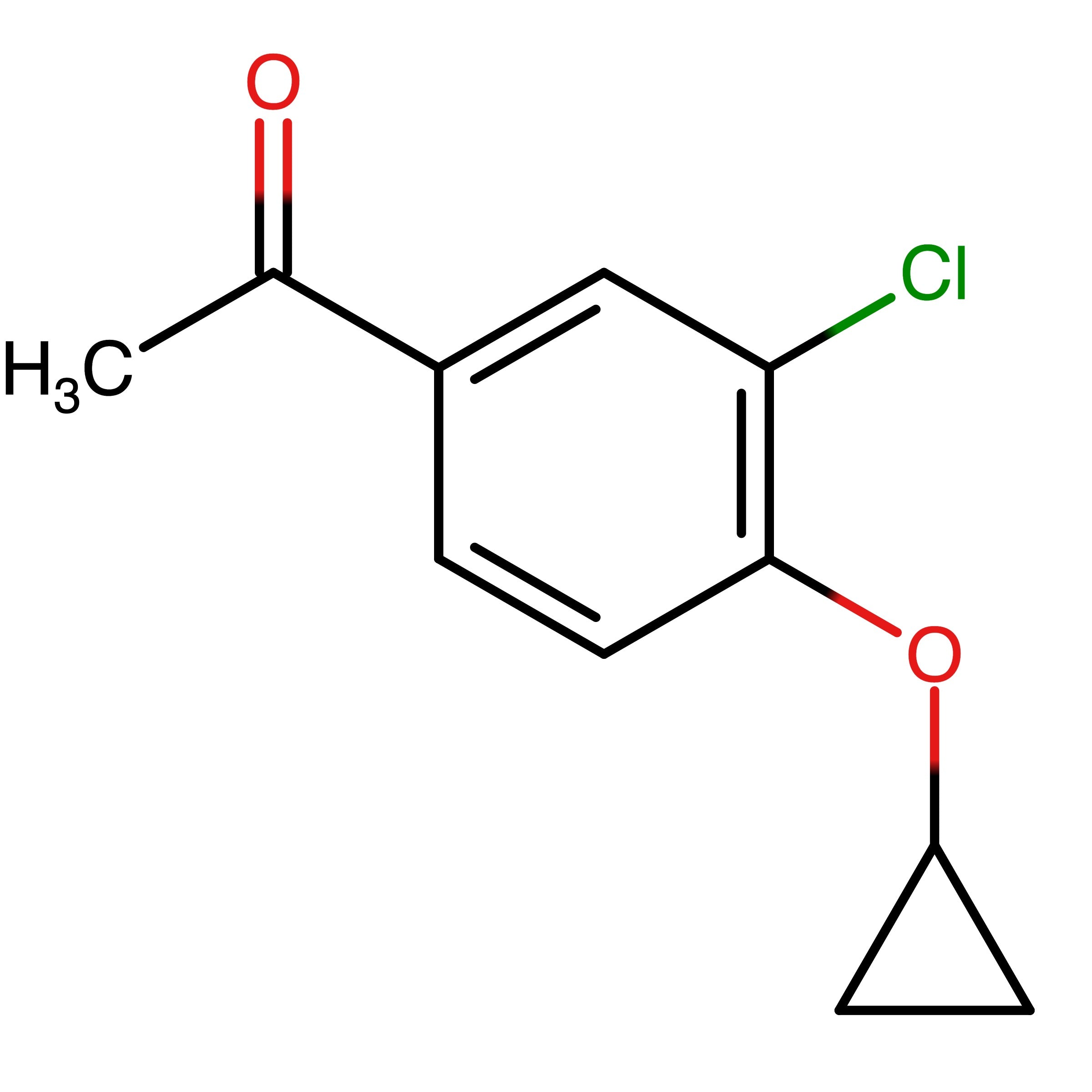 CAS 1555669-78-7 | 1-(3-Chloro-4-cyclopropoxyphenyl)ethan-1-one