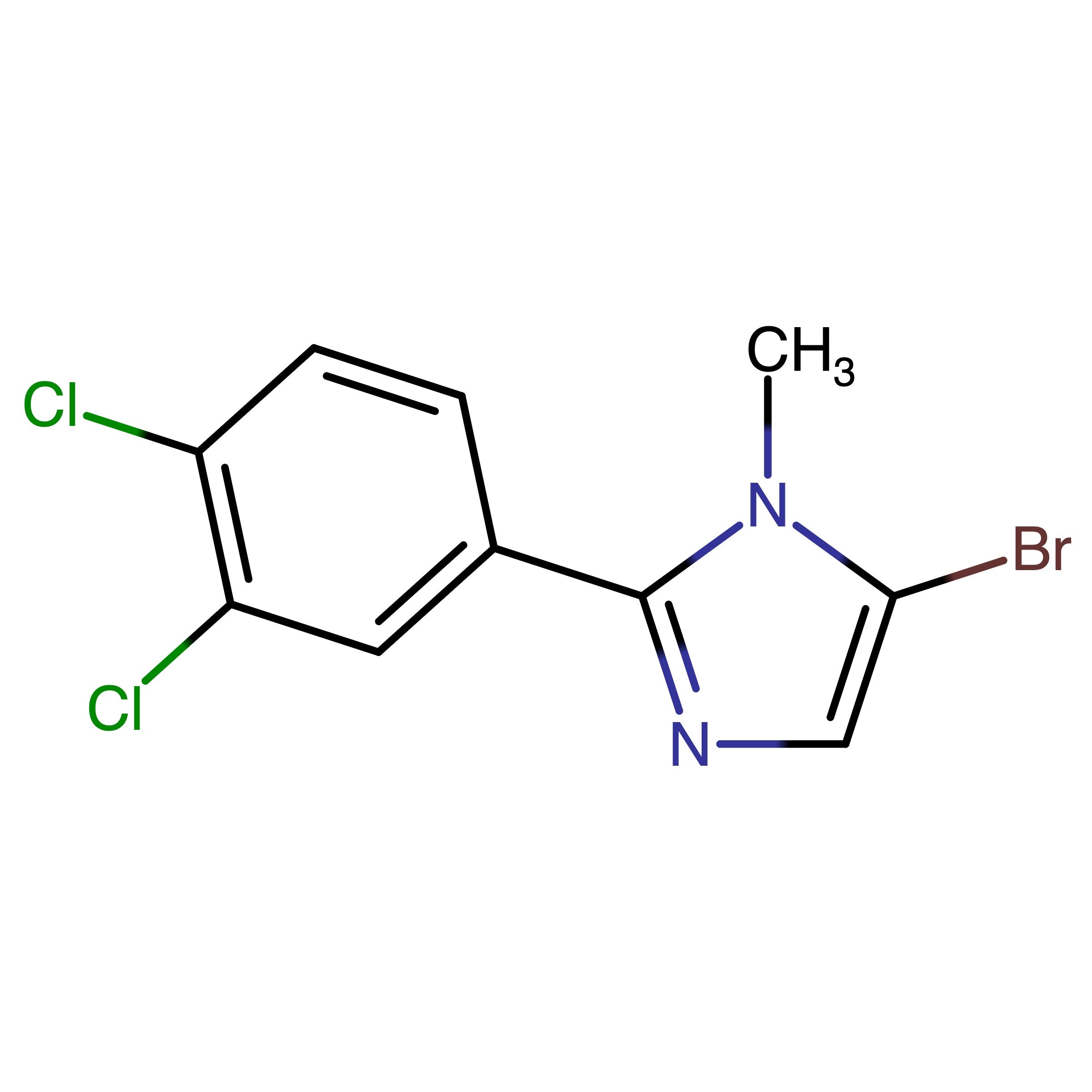 CAS 2361219-19-2 | 5-Bromo-2-(3,4-dichlorophenyl)-1-methyl-1H-imidazole