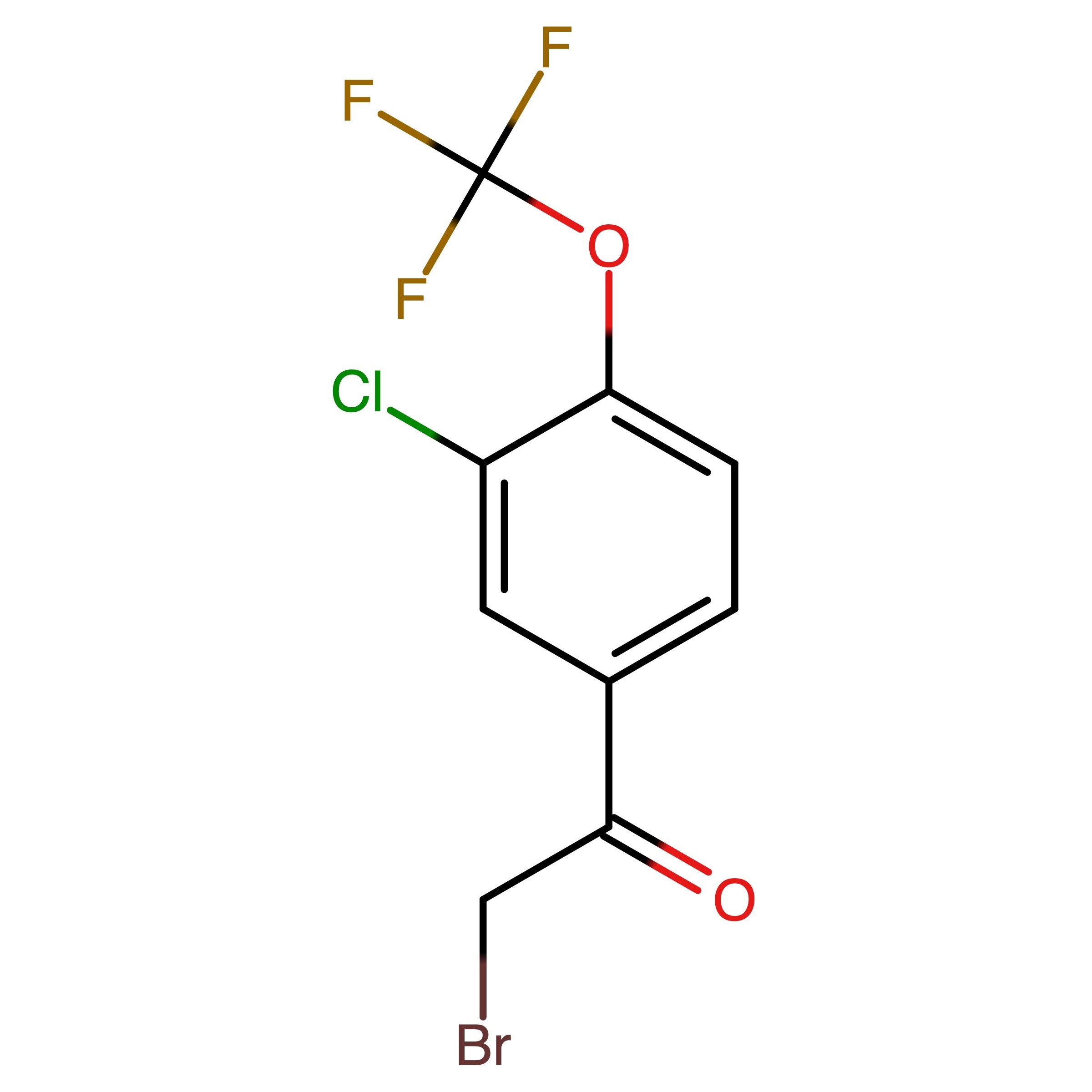 CAS 129604-29-1 | 2-Bromo-1-(3-chloro-4-(trifluoromethoxy)phenyl)ethan-1-one