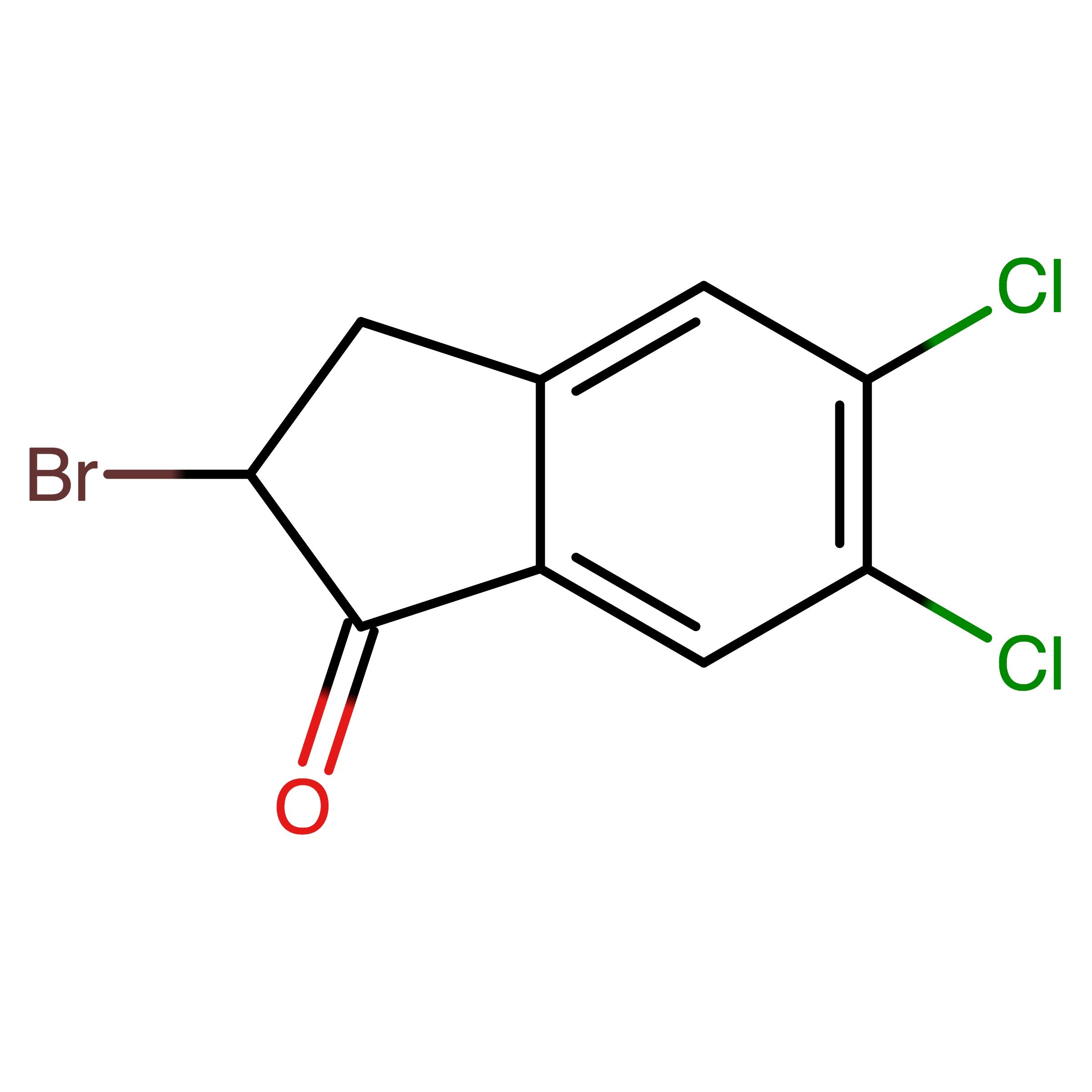 CAS 156484-74-1 | 2-Bromo-5,6-dichloro-2,3-dihydro-1H-inden-1-one