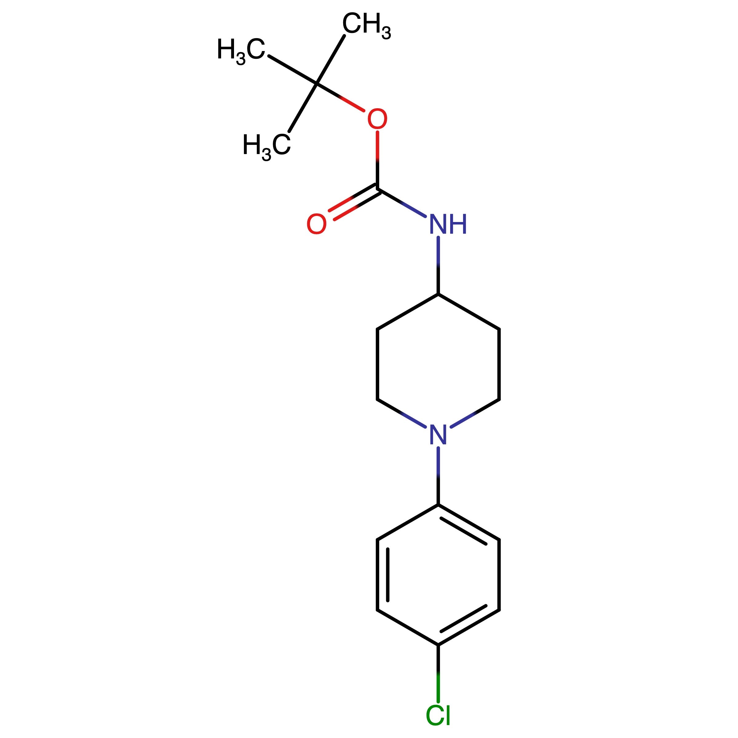 CAS 897652-04-9 | tert-Butyl (1-(4-chlorophenyl)piperidin-4-yl)carbamate