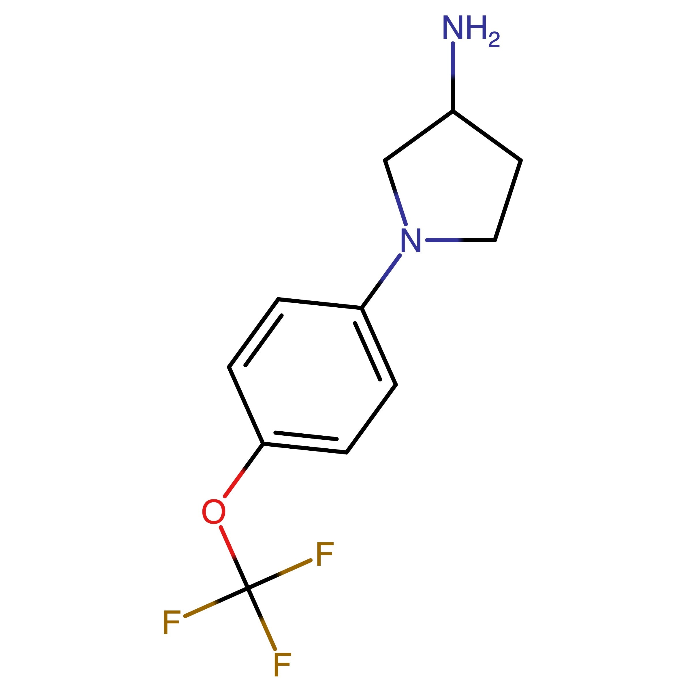 CAS 1096326-28-1 | 1-(4-(Trifluoromethoxy)phenyl)pyrrolidin-3-amine