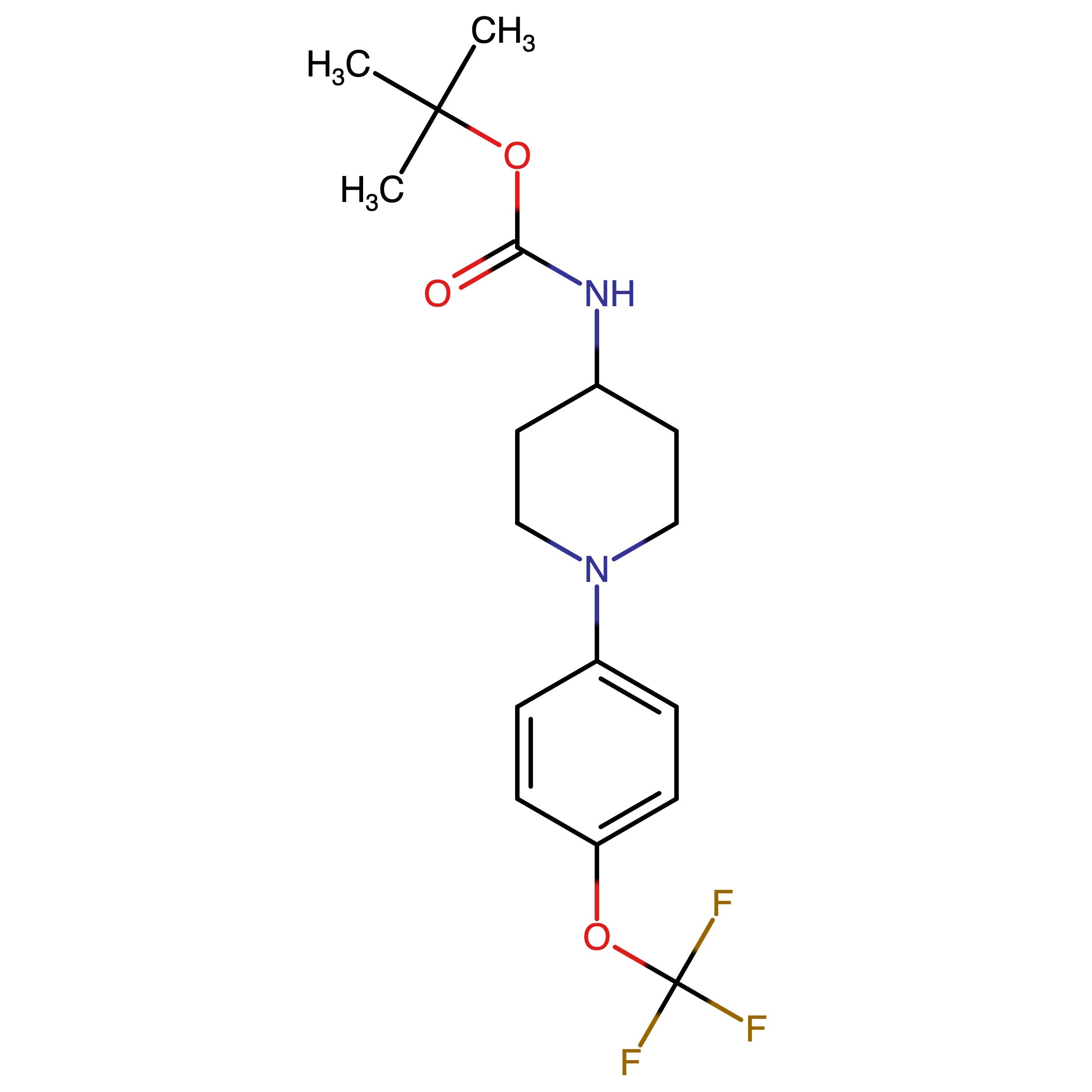 CAS 2361220-14-4 | tert-Butyl (1-(4-(trifluoromethoxy)phenyl)piperidin-4-yl)carbamate