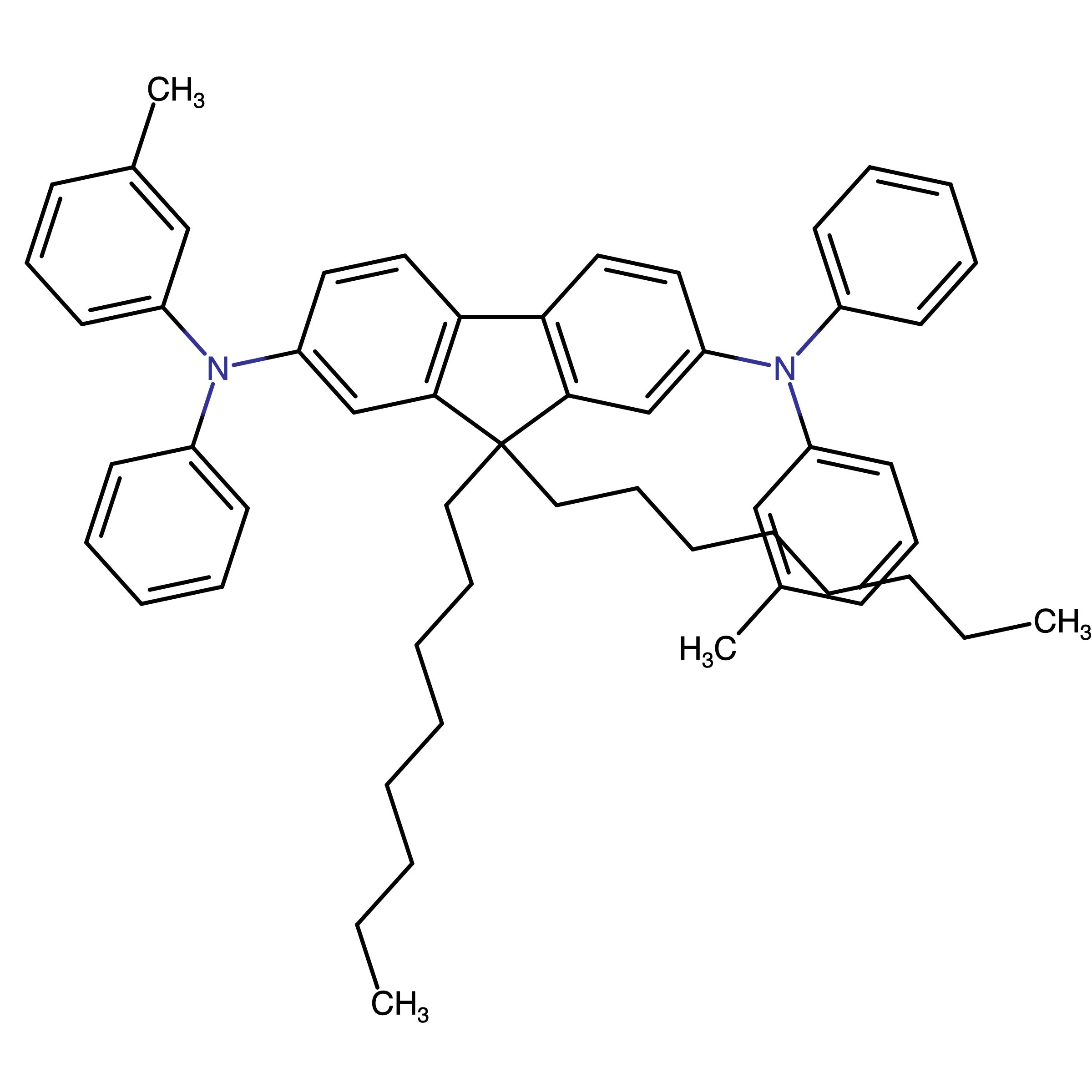 CAS 439942-97-9 | 9H-Fluorene-2,7-diamine, N,N'-bis(3-methylphenyl)-9,9-dioctyl-N,N'-diphenyl