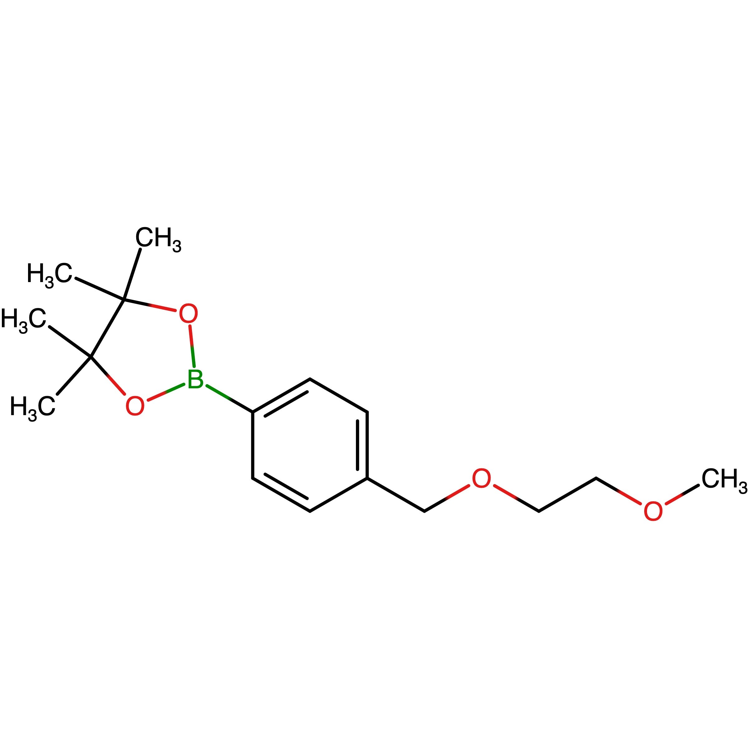 CAS 1580442-16-5 | 2-{4-[(2-methoxyethoxy)methyl]phenyl}-4,4,5,5-tetramethyl-1,3,2-dioxaborolane | MFCD20527108