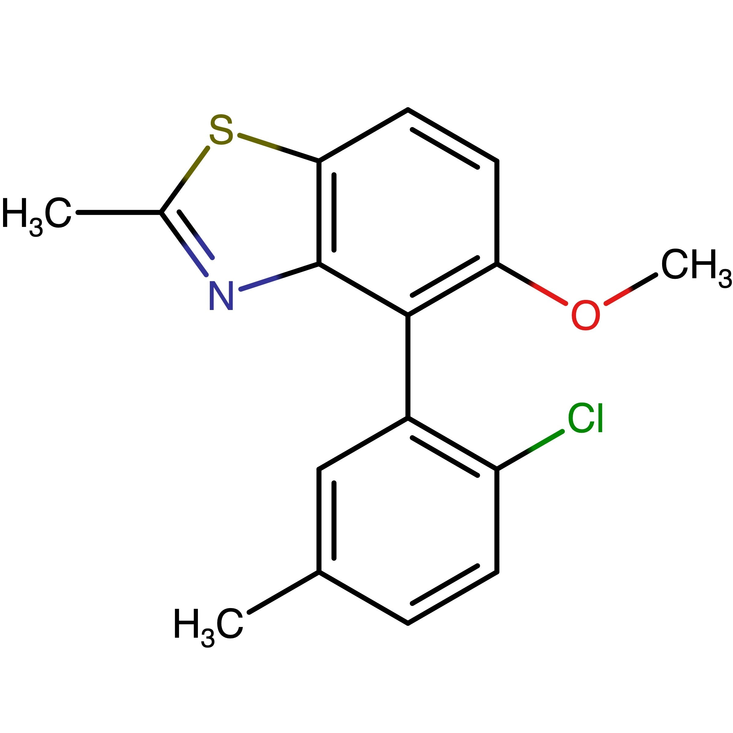 CAS 1549860-46-9 | 4-(2-Chloro-5-methylphenyl)-5-methoxy-2-methylbenzo[d]thiazole