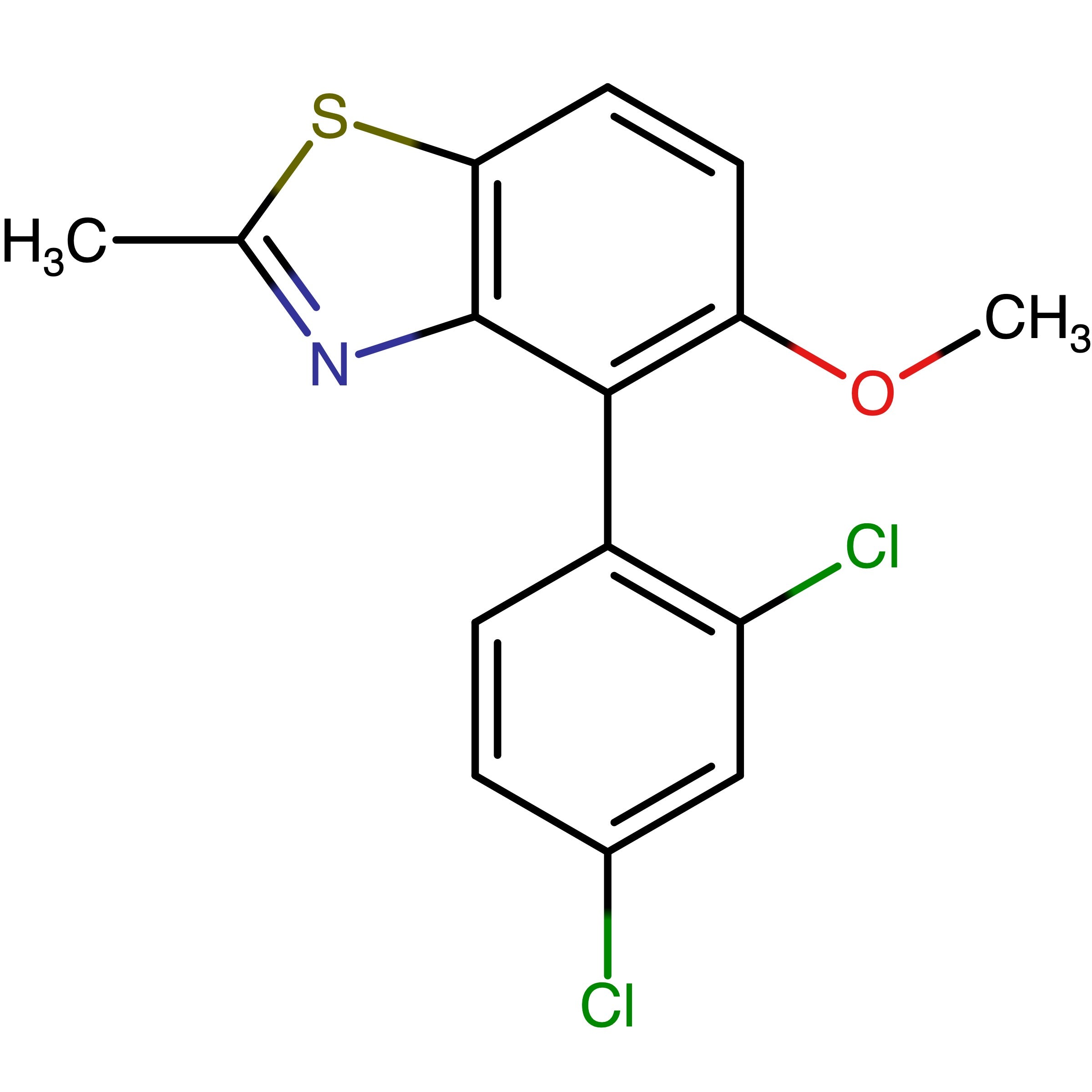 CAS 1549861-16-6 | 4-(2,4-Dichlorophenyl)-5-methoxy-2-methylbenzo[d]thiazole