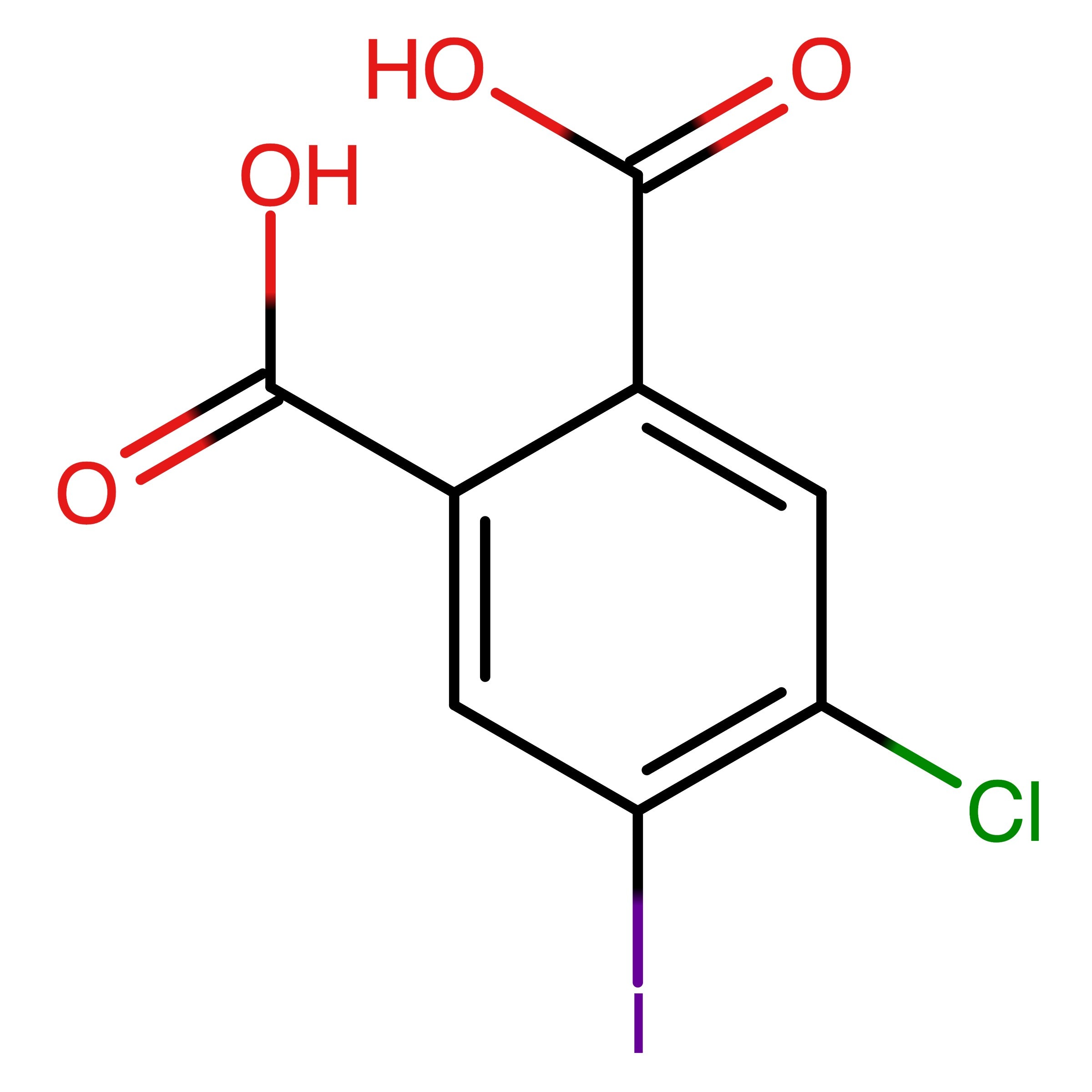 CAS 2416679-12-2 | 4-Chloro-5-iodophthalic acid