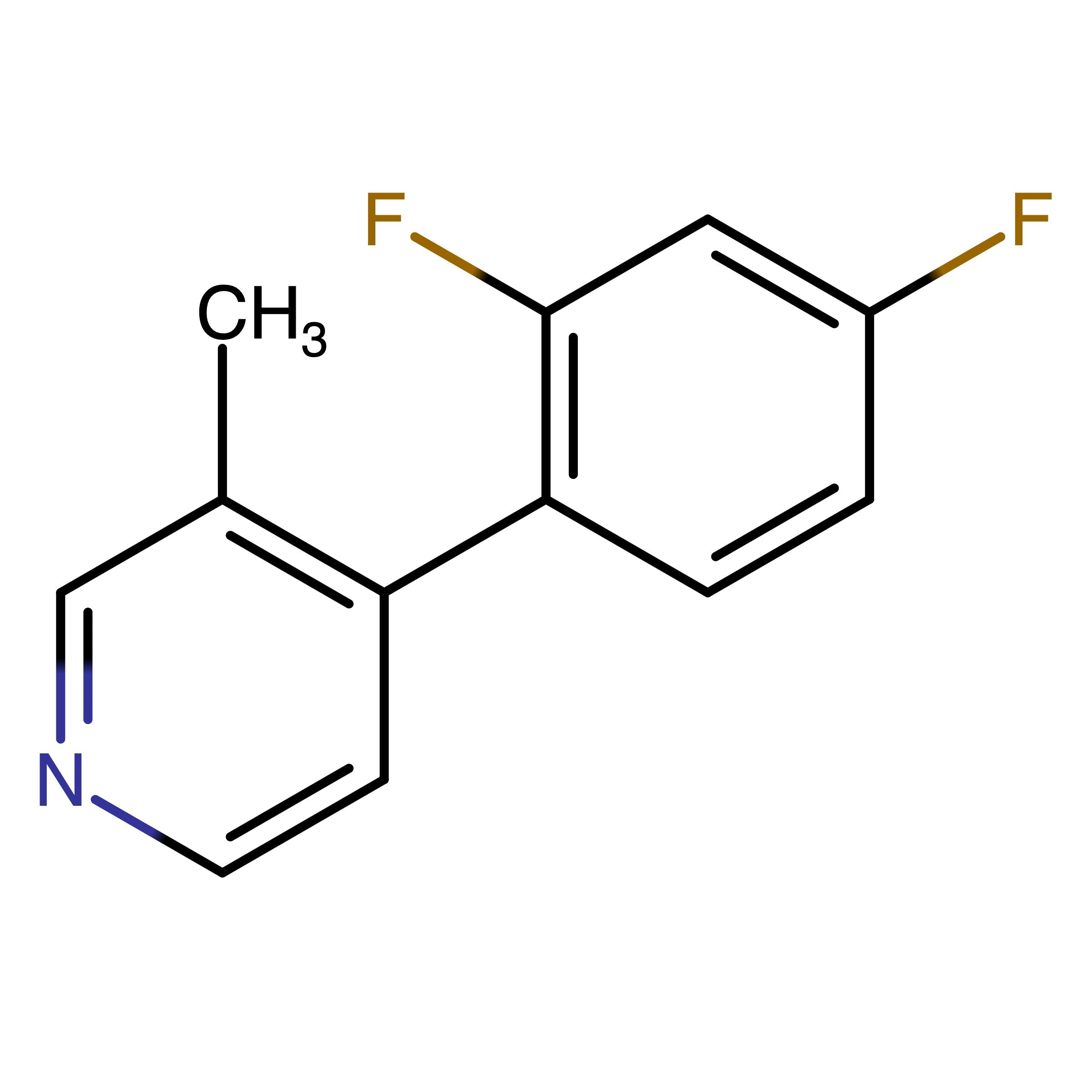 CAS 141764-17-2 | 4-(2,4-Difluorophenyl)-3-methylpyridine