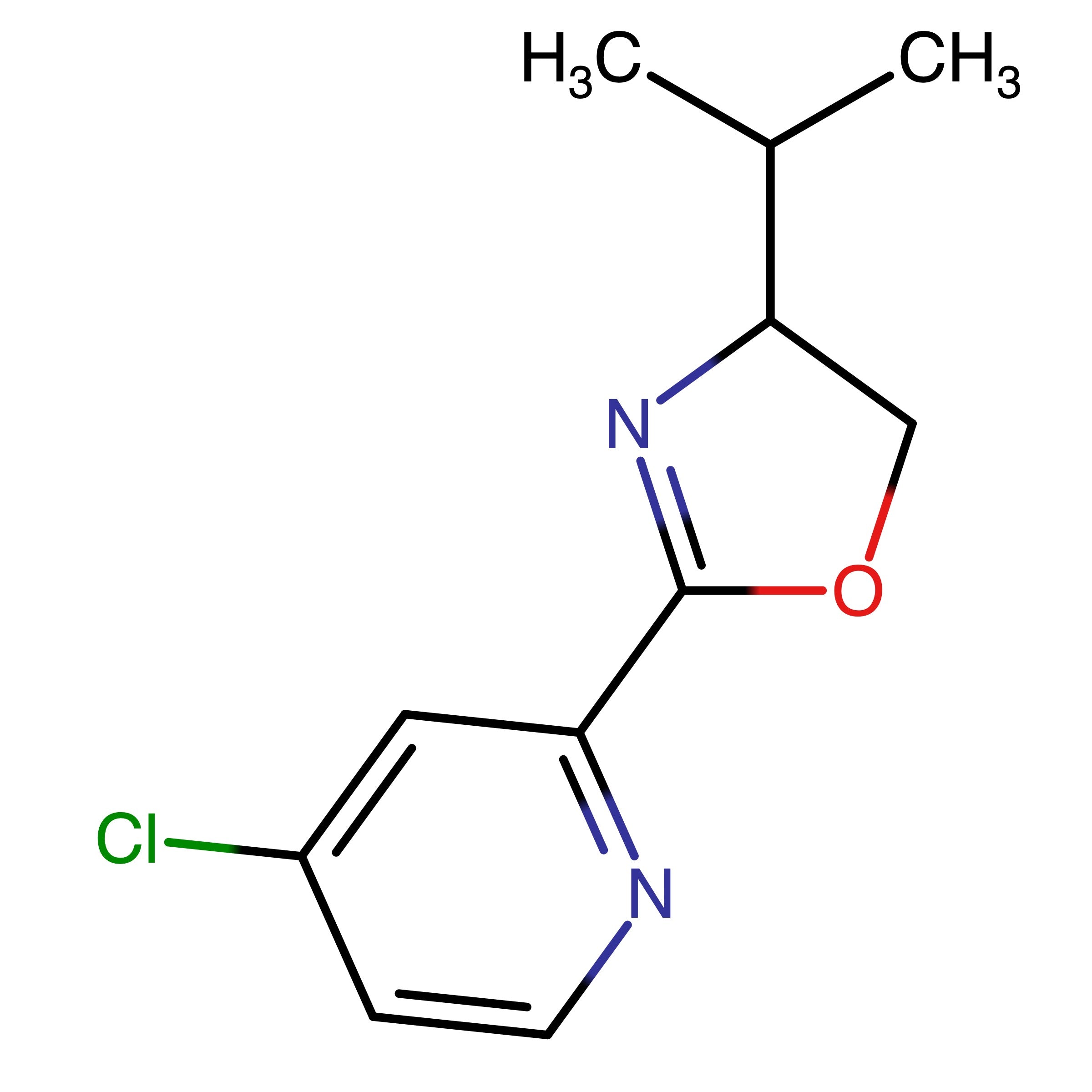 CAS 2921823-37-0 | 2-(4-Chloropyridin-2-yl)-4-(propan-2-yl)-4,5-dihydrooxazole