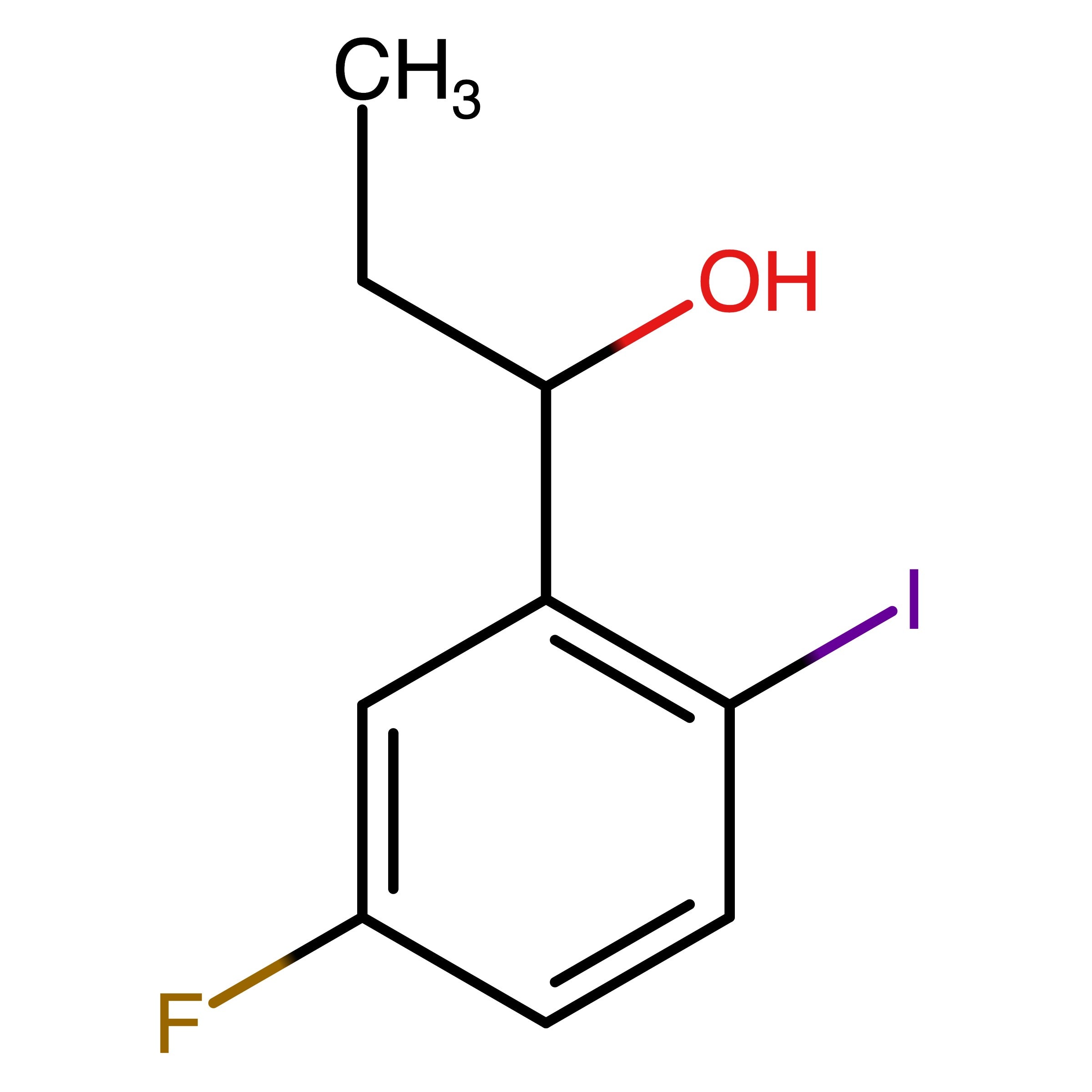 CAS 1454848-05-5 | 1-(5-Fluoro-2-iodophenyl)propan-1-ol