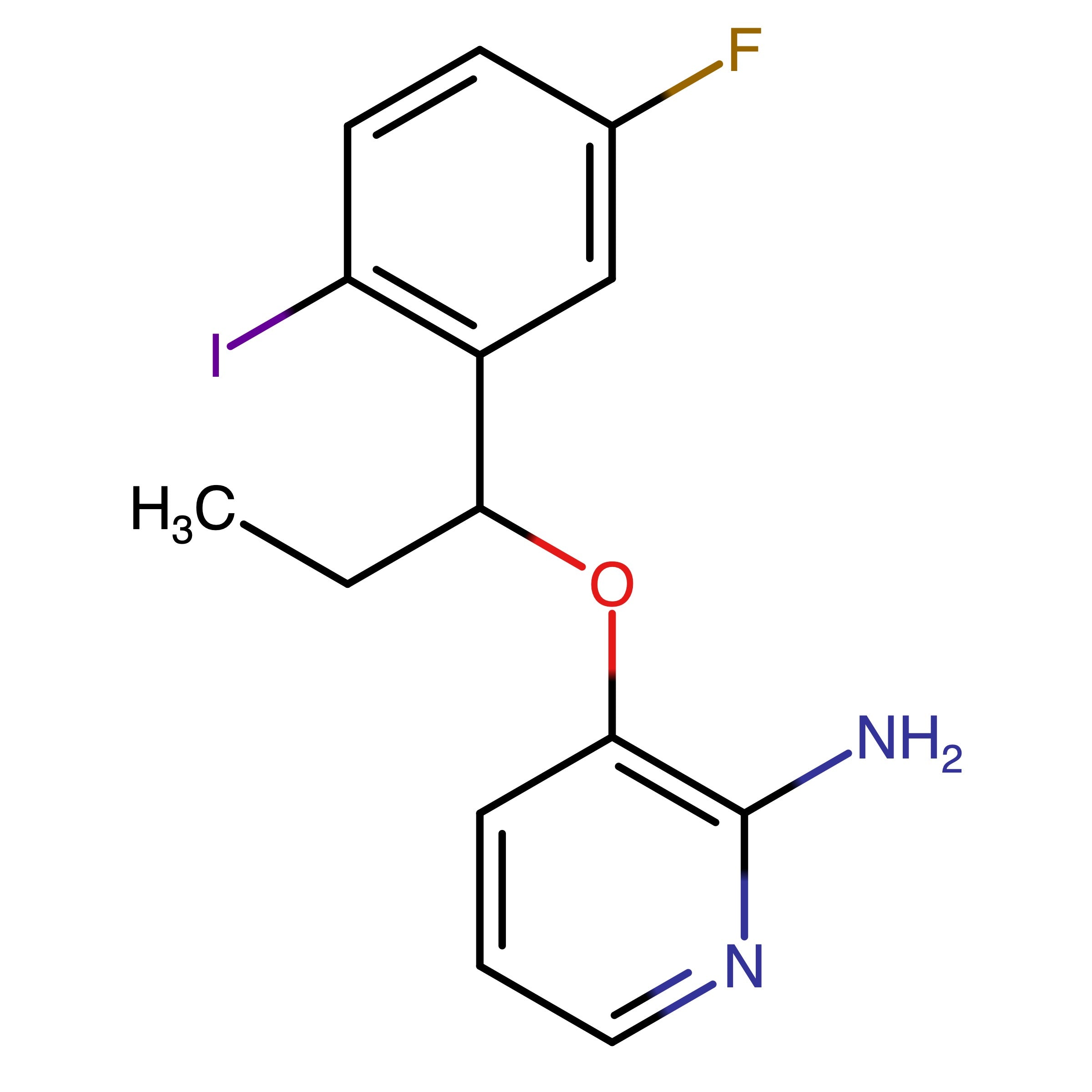 CAS 1454848-07-7 | 3-(1-(5-Fluoro-2-iodophenyl)propoxy)pyridin-2-amine