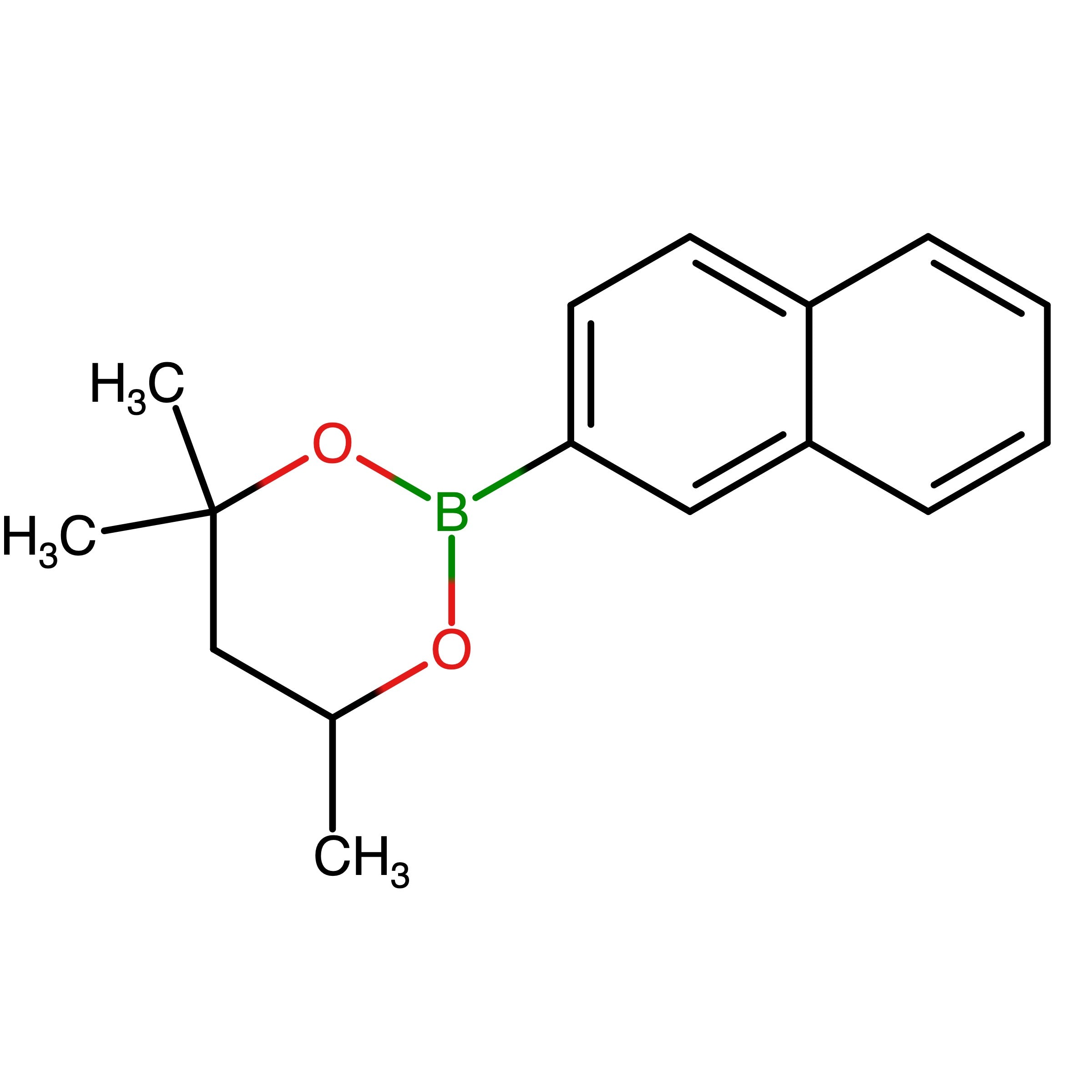 CAS 1260068-92-5 | 4,4,6-Trimethyl-2-(2-naphthalenyl)-1,3,2-dioxaborinane | MFCD28101500