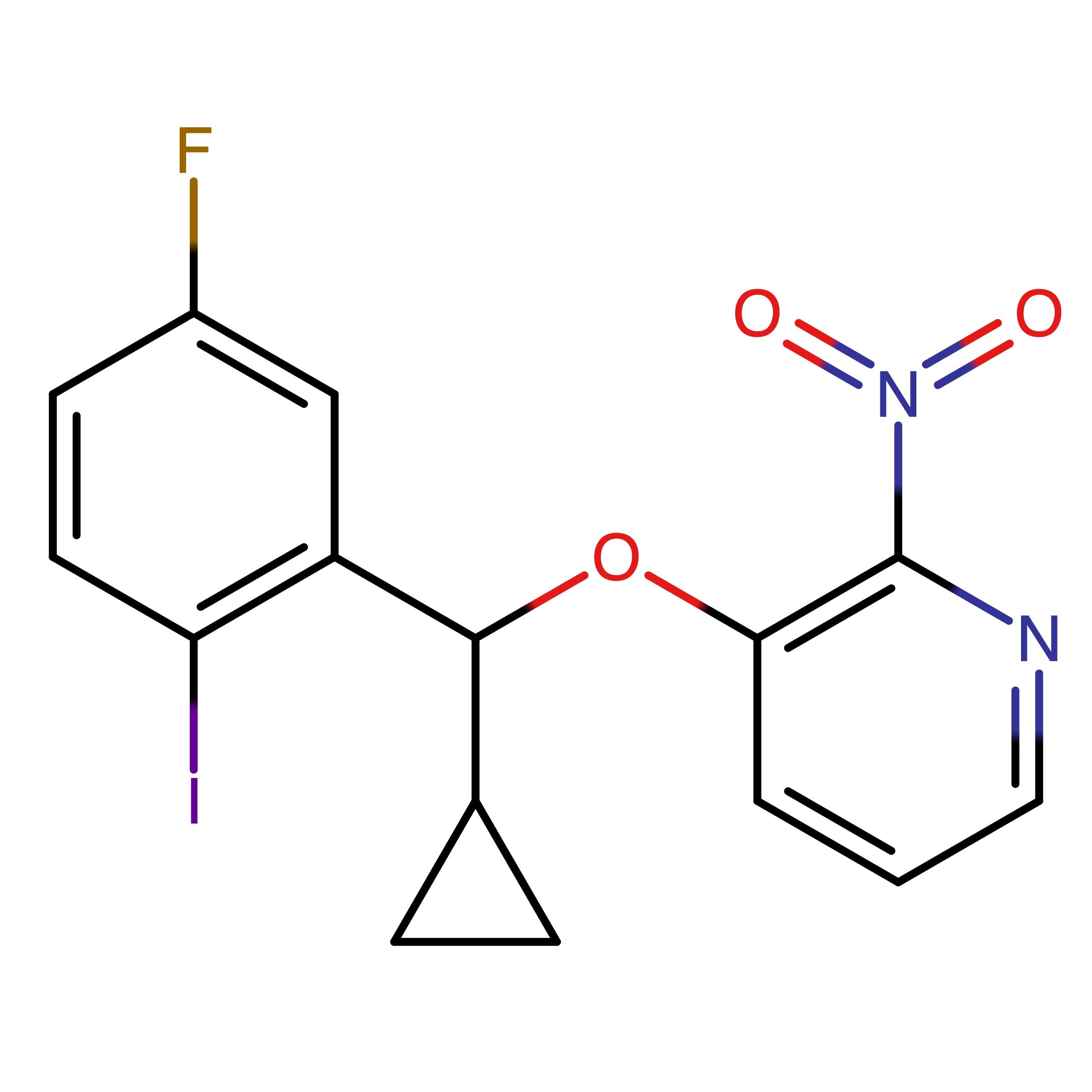 CAS 1454848-11-3 | 3-(Cyclopropyl(5-fluoro-2-iodophenyl)methoxy)-2-nitropyridine