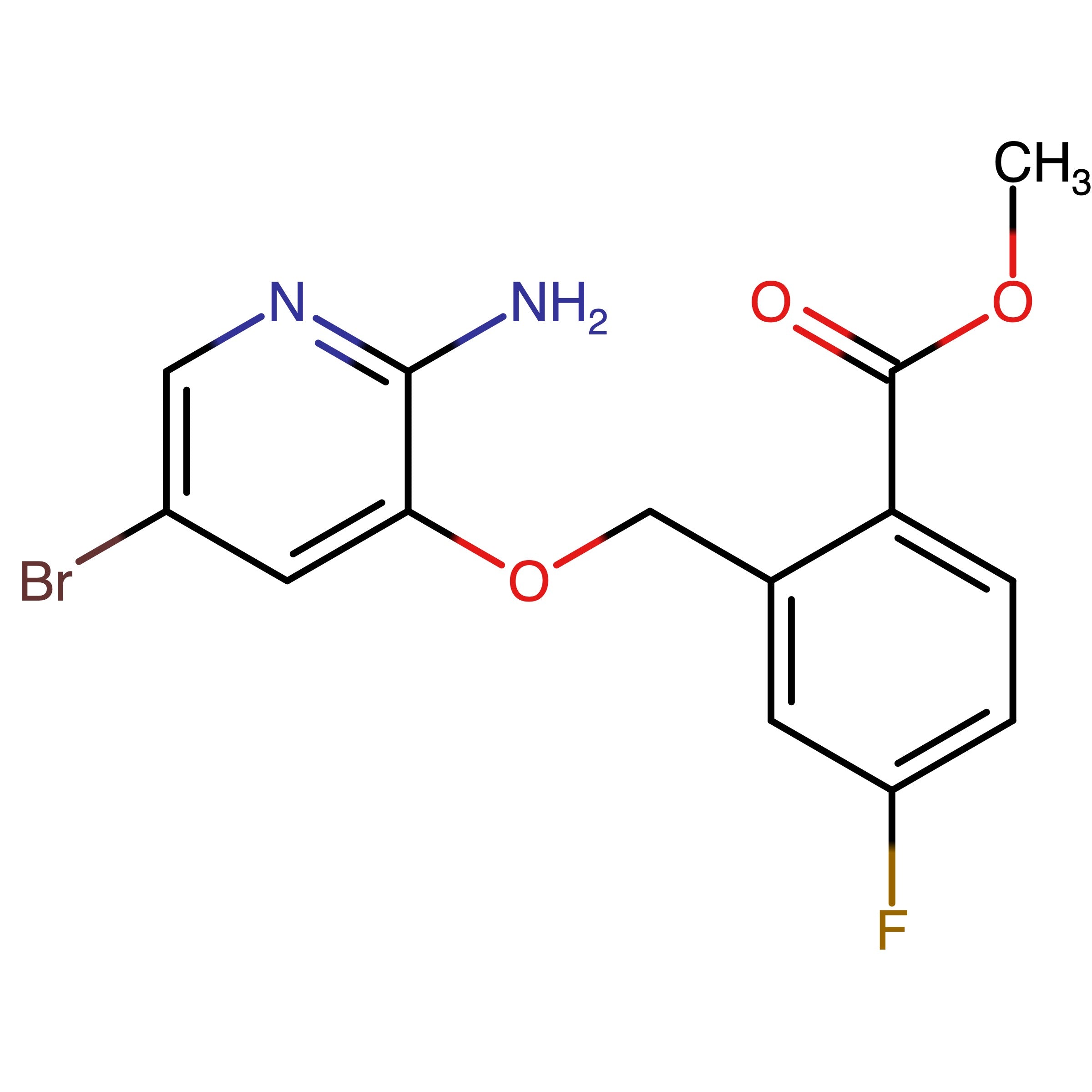 CAS 1454848-15-7 | Methyl 2-(((2-amino-5-bromopyridin-3-yl)oxy)methyl)-4-fluorobenzoate