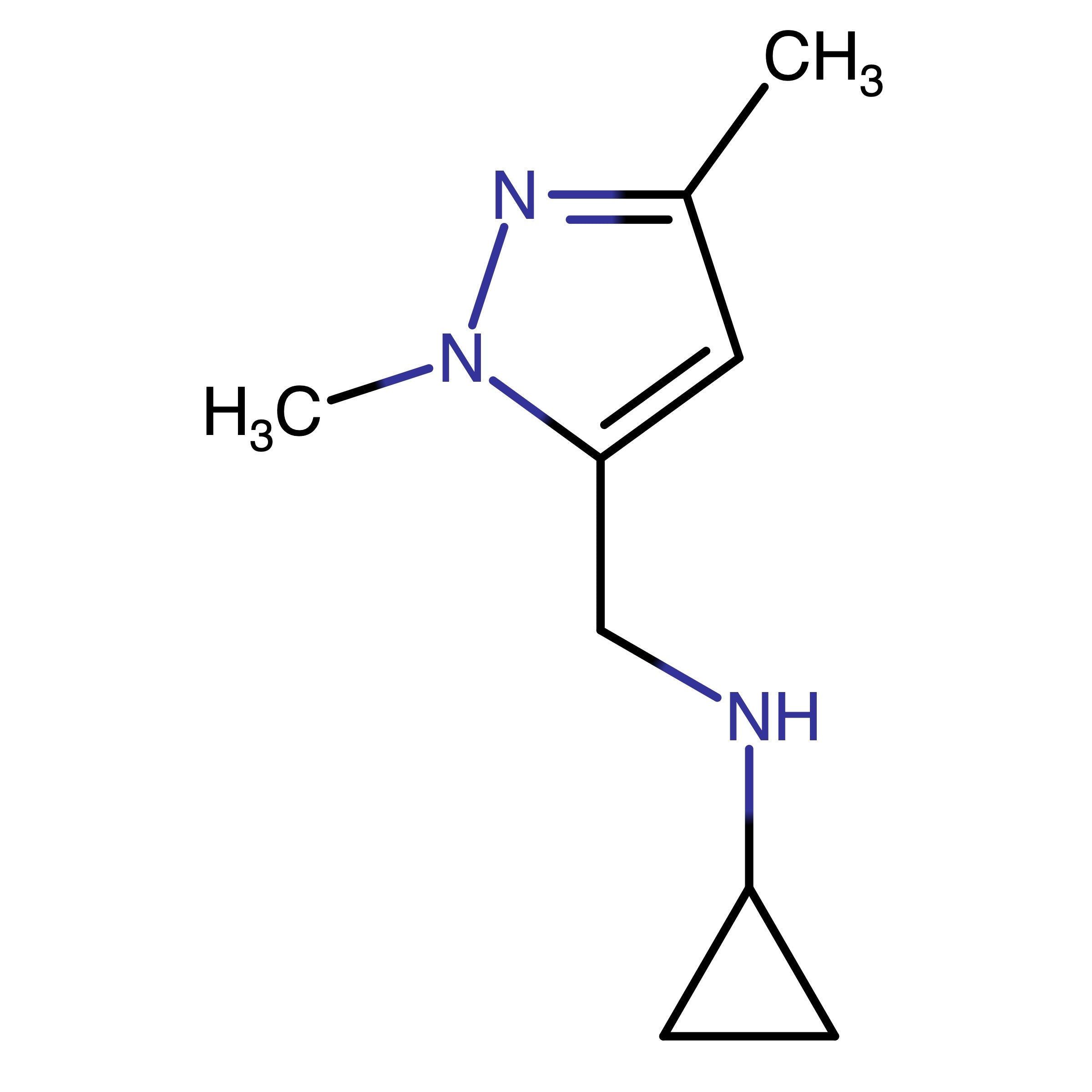 CAS 1250718-90-1 | N-((1,3-Dimethyl-1H-pyrazol-5-yl)methyl)cyclopropanamine | MFCD14624830