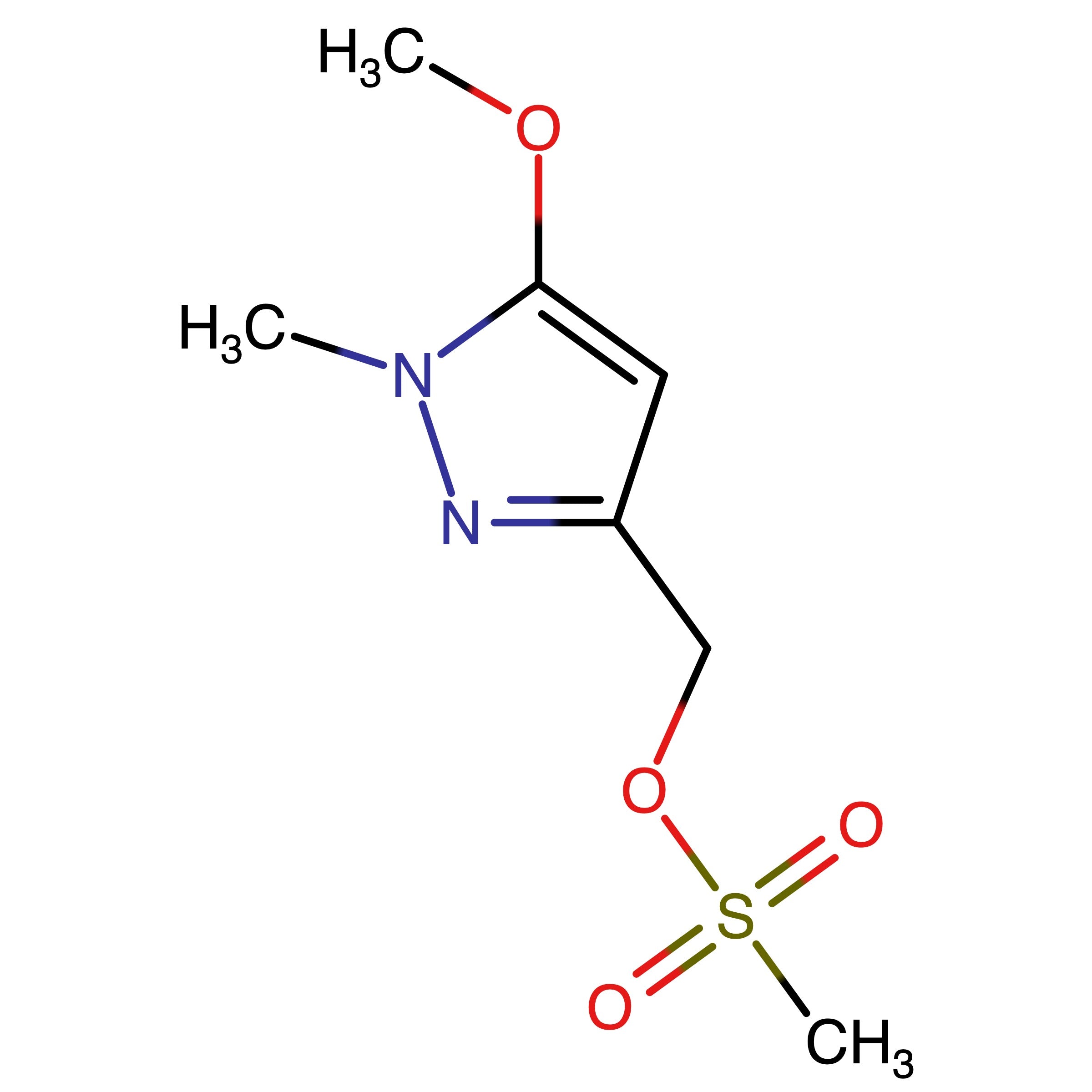 CAS 1454848-40-8 | (5-Methoxy-1-methyl-1H-pyrazol-3-yl)methyl methanesulfonate