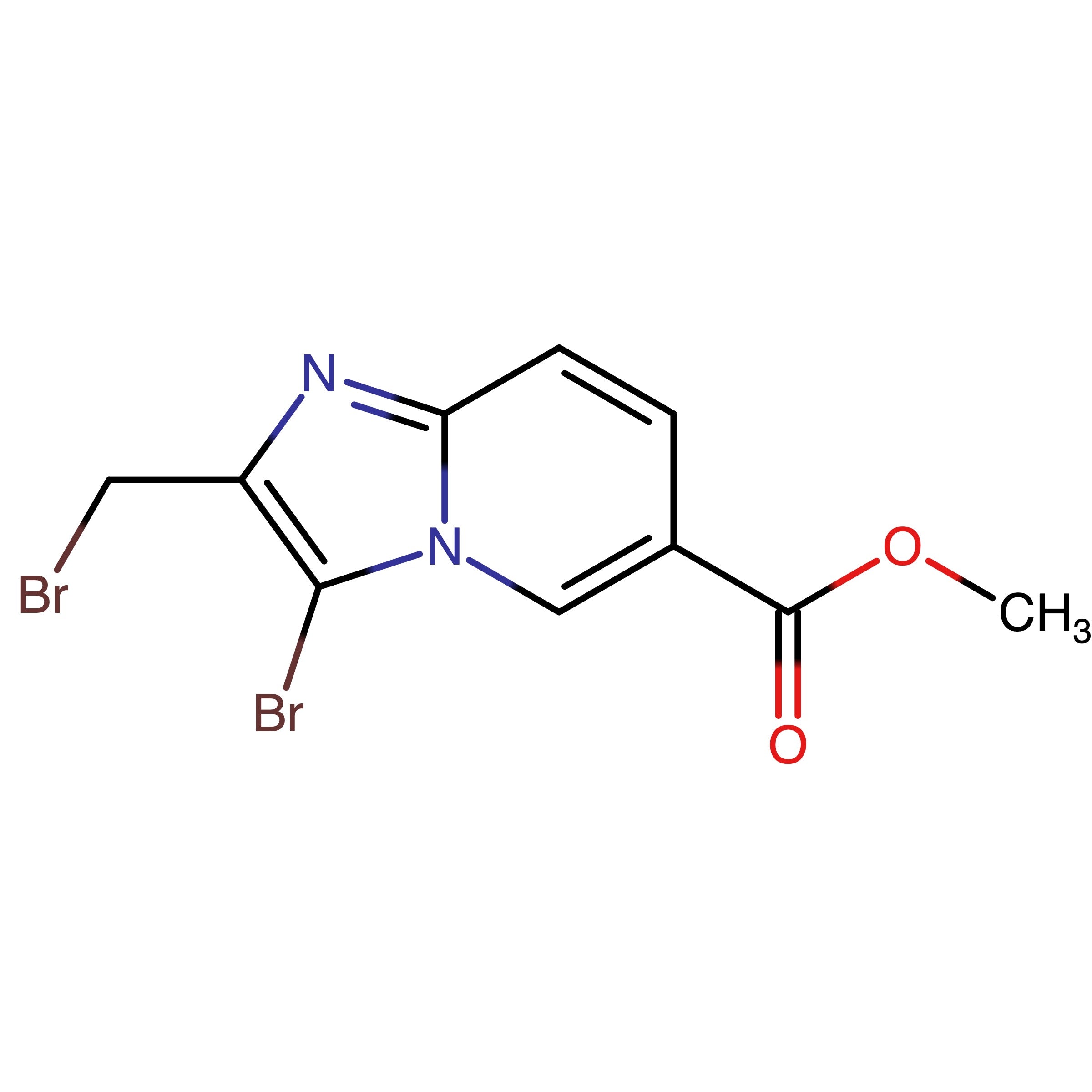 CAS 1454849-53-6 | Methyl 3-bromo-2-(bromomethyl)imidazo[1,2-a]pyridine-6-carboxylate