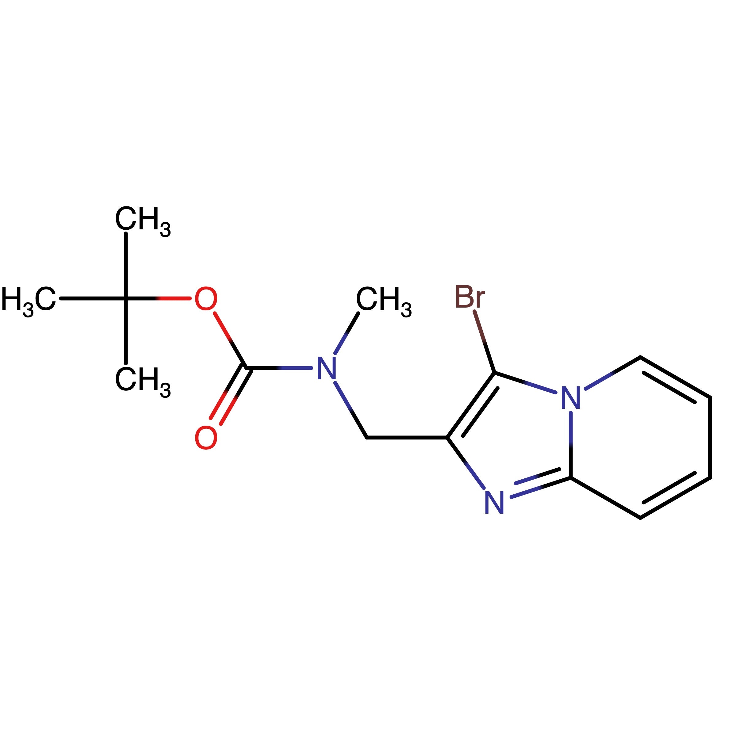CAS 1454849-00-3 | tert-Butyl ((3-bromoimidazo[1,2-a]pyridin-2-yl)methyl)(methyl)carbamate