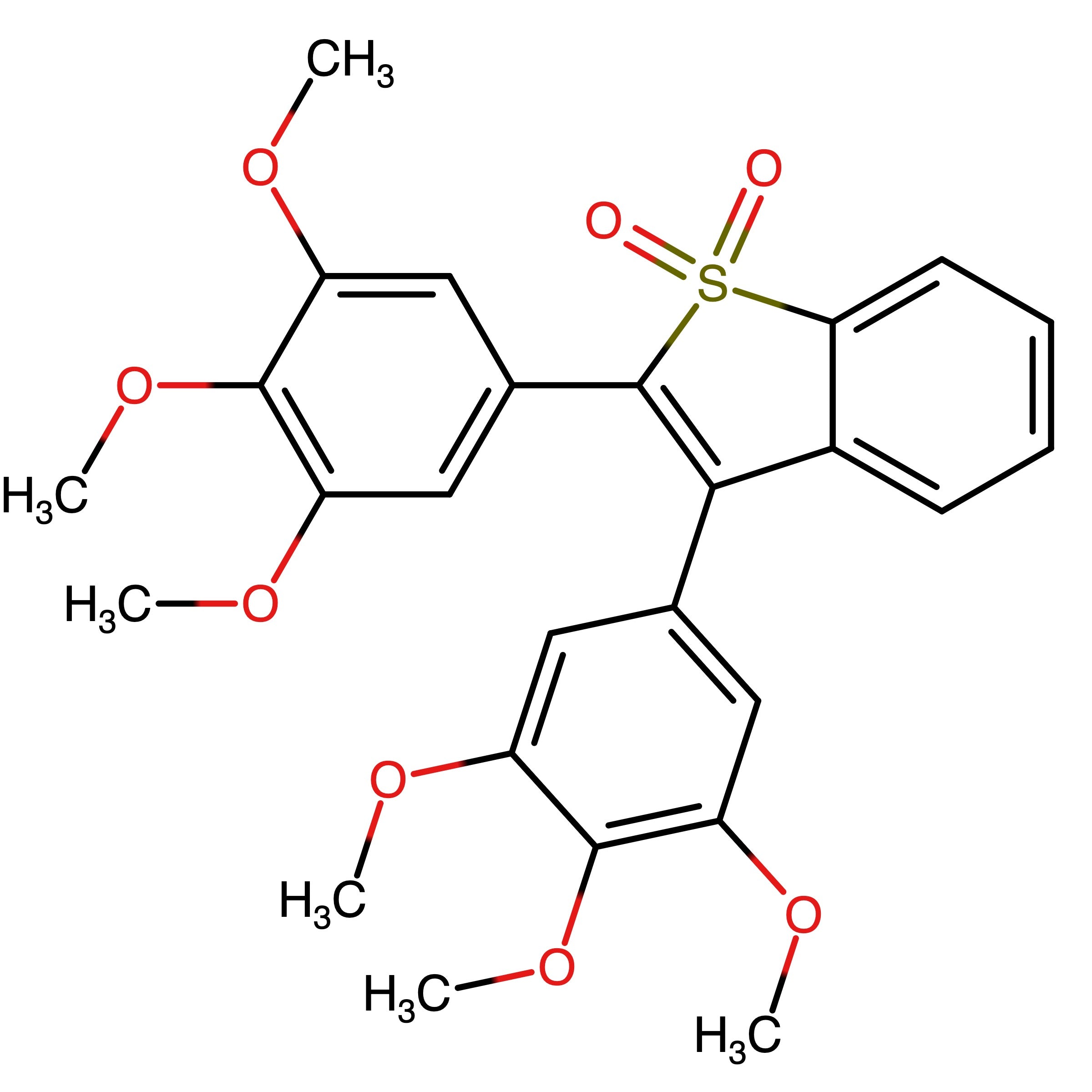 CAS 2921831-03-8 | 2,3-Bis(3,4,5-trimethoxyphenyl)benzo[b]thiophene S,S-dioxide