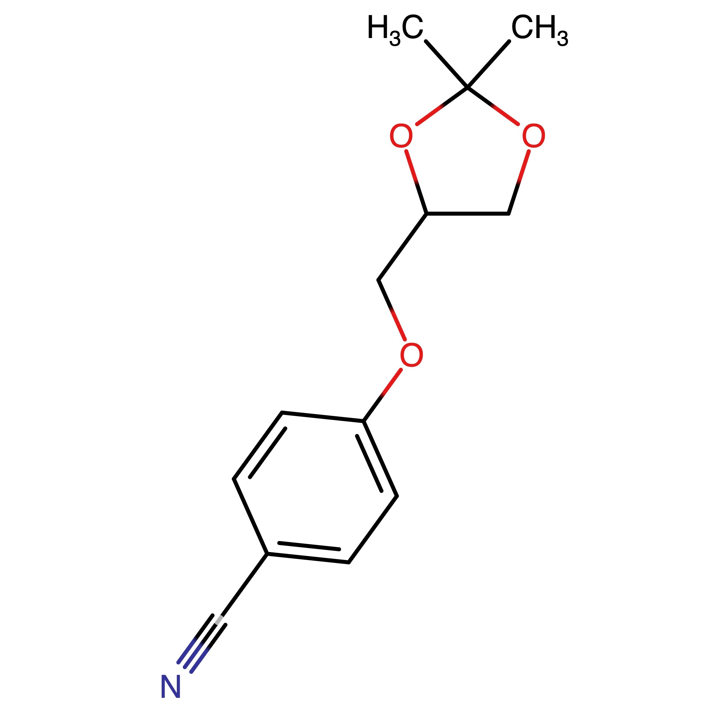 CAS 1448674-65-4 | 4-((2,2-Dimethyl-1,3-dioxolan-4-yl)methoxy)benzonitrile