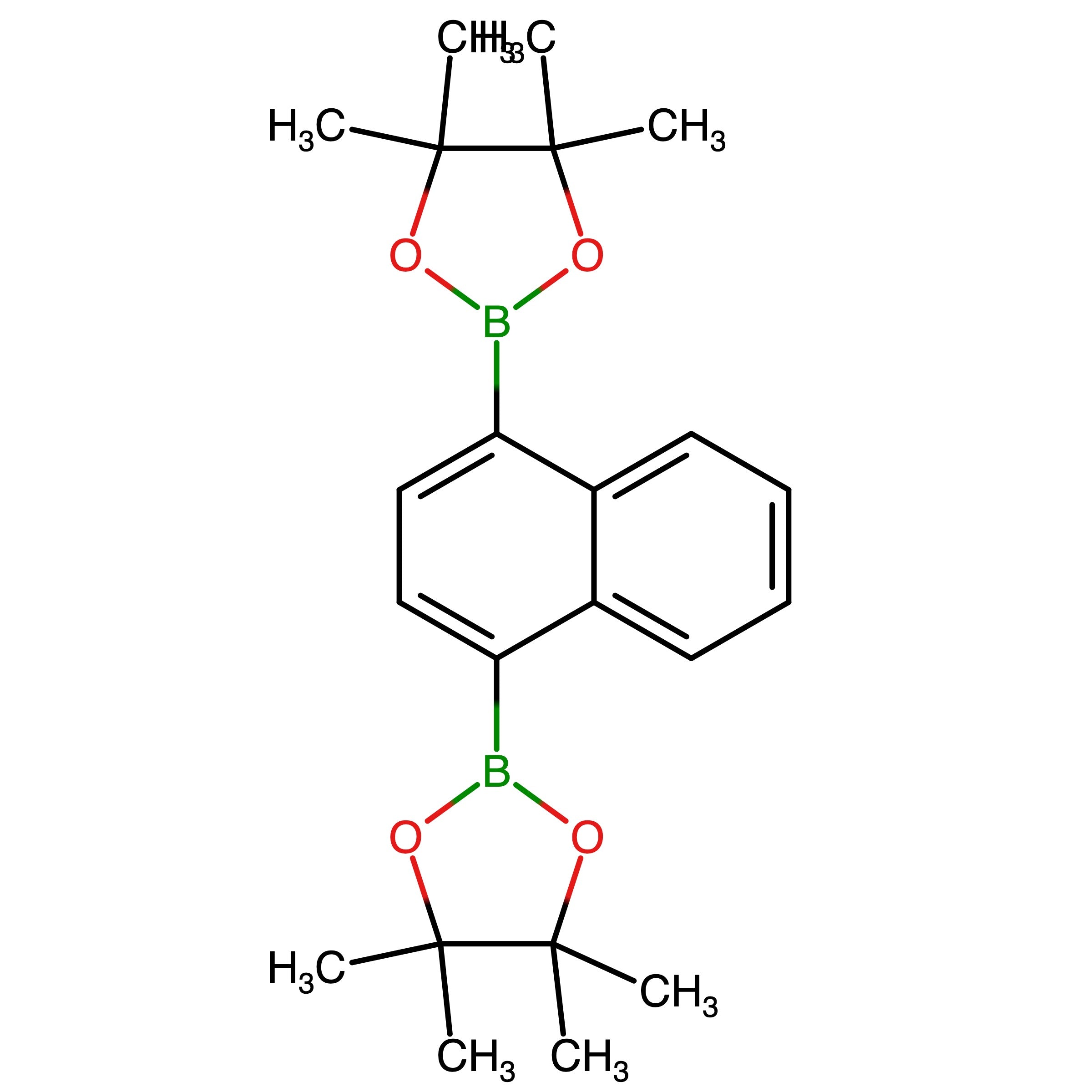 CAS 929103-36-6 | 1,4-Bis(4,4,5,5-tetramethyl-1,3,2-dioxaborolan-2-yl)naphthalene | MFCD22381084