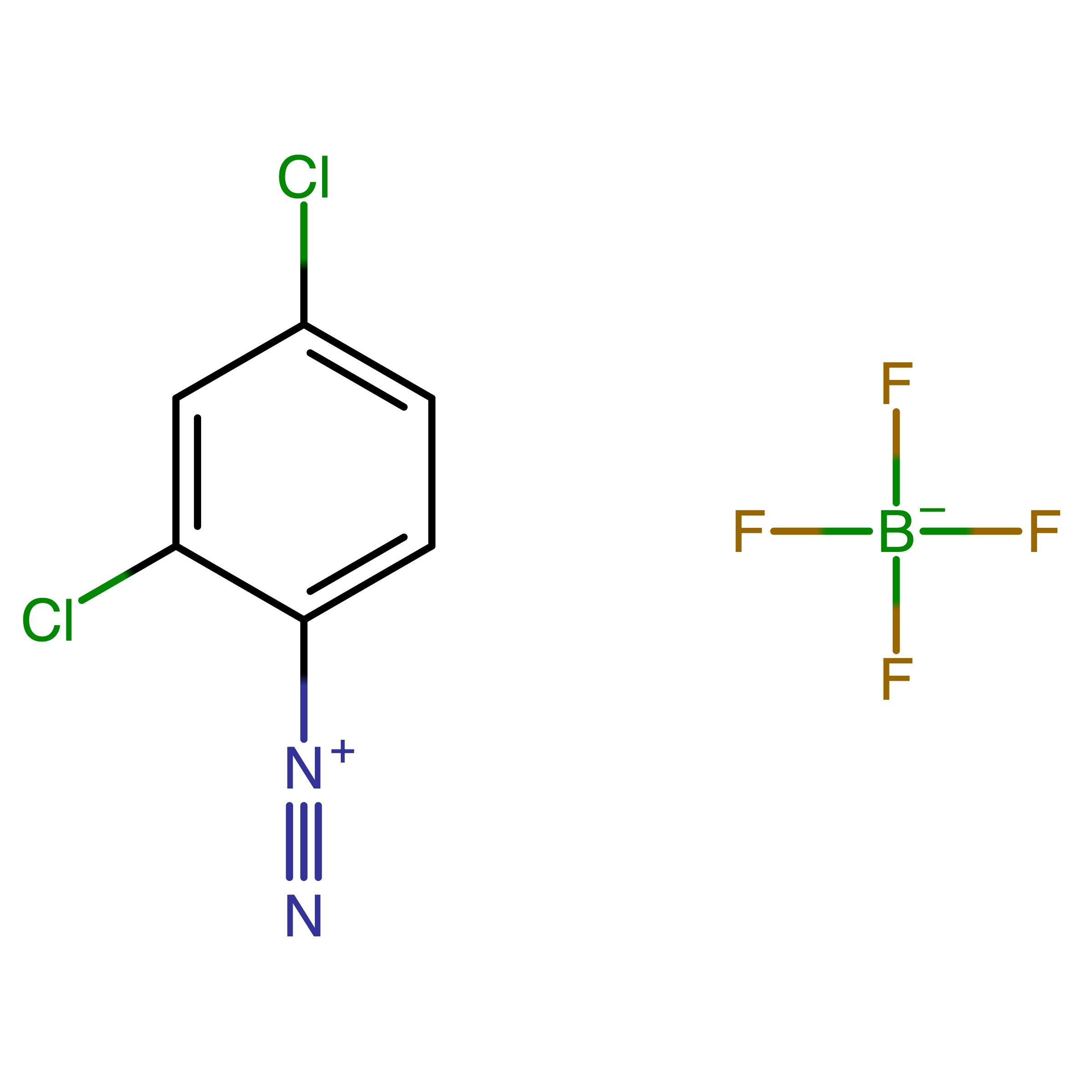 CAS 21872-70-8 | 2,4-Dichlorobenzenediazonium tetrafluoroborate | MFCD01656969
