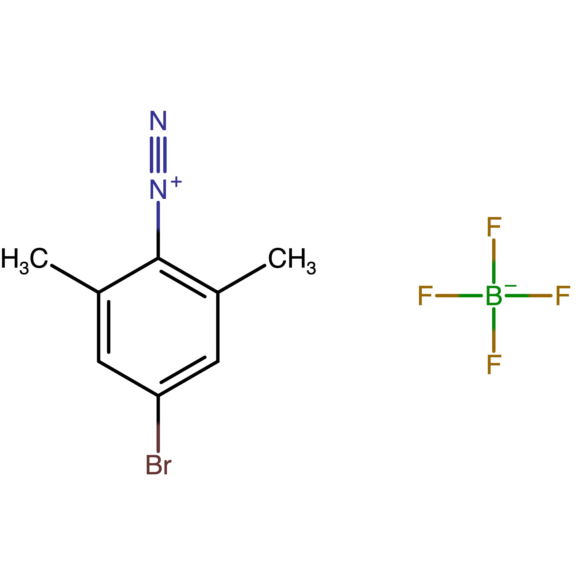 CAS 192863-32-4 | 4-Bromo-2,6-dimethylbenzenediazonium tetrafluoroborate