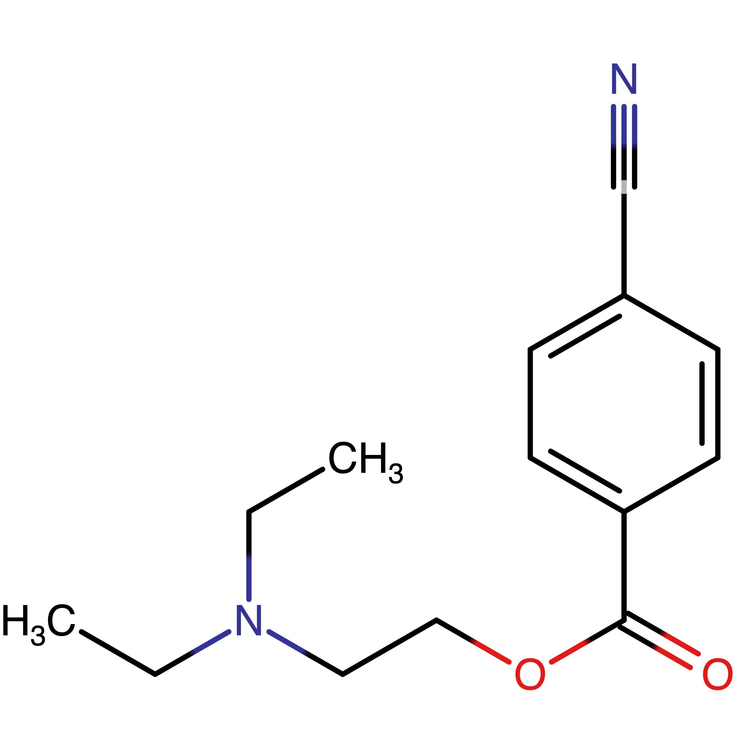 CAS 61499-25-0 | 2-(Diethylamino)ethyl 4-carbonitrilebenzoate