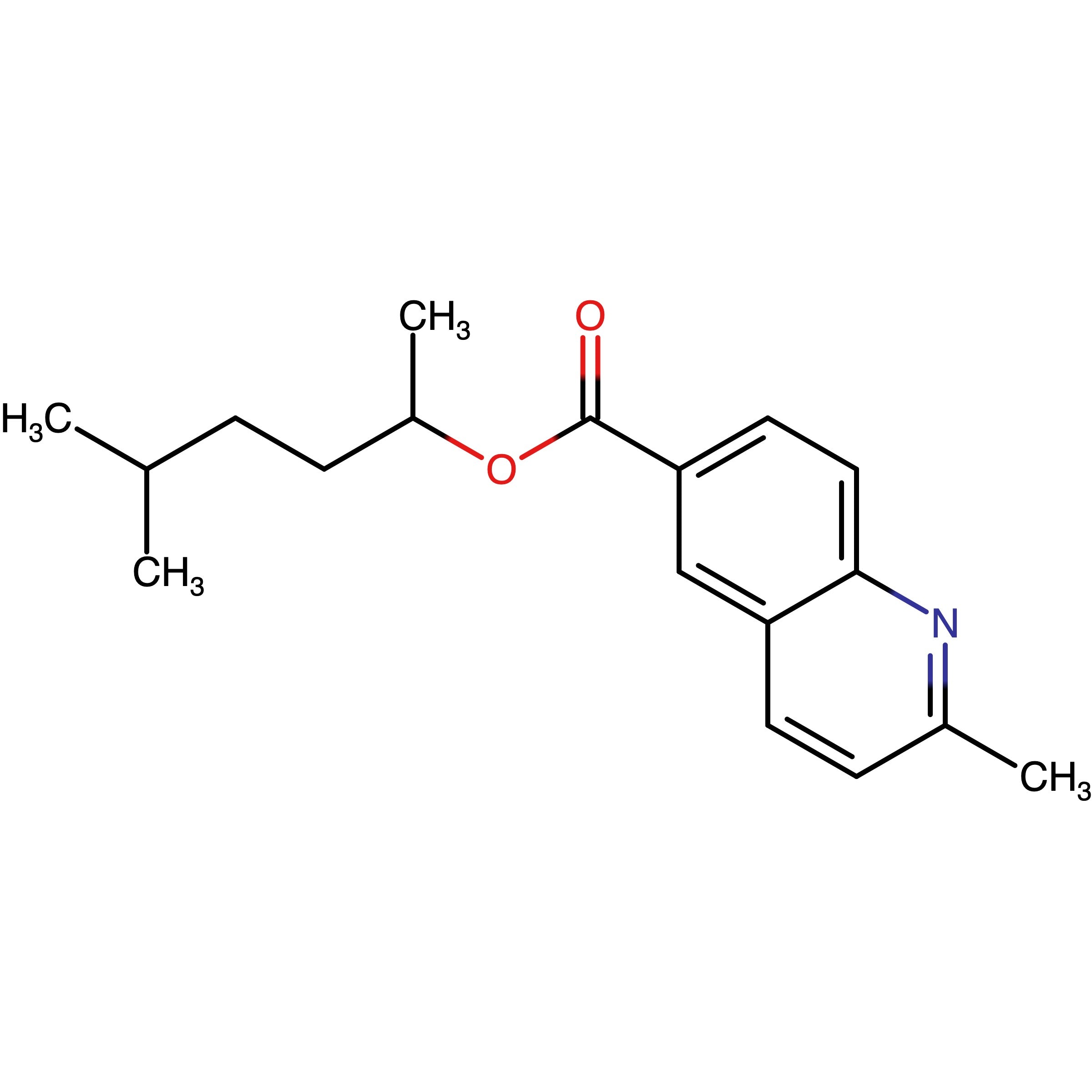 CAS 3034574-47-2 | 5-Methylhexan-2-yl 2-methylquinoline-6-carboxylate