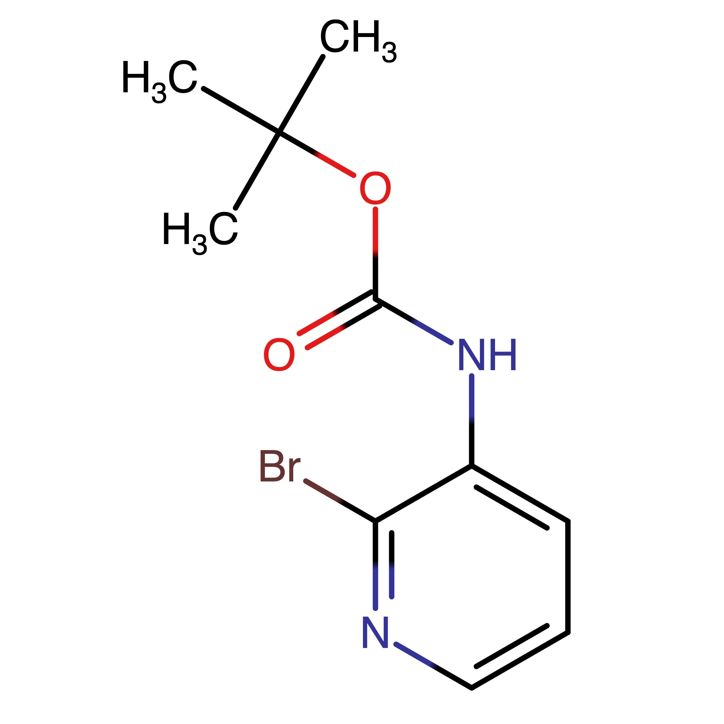 CAS 116026-98-3 | tert-Butyl (2-bromopyridin-3-yl)carbamate | MFCD07367911