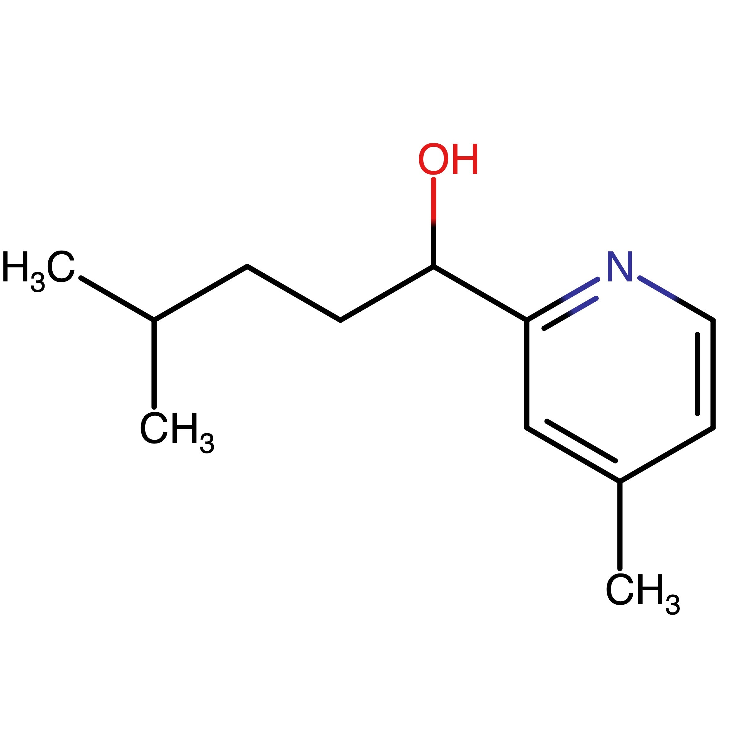 CAS 1342704-49-7 | 4-Methyl-1-(4-methylpyridin-2-yl)pentan-1-ol