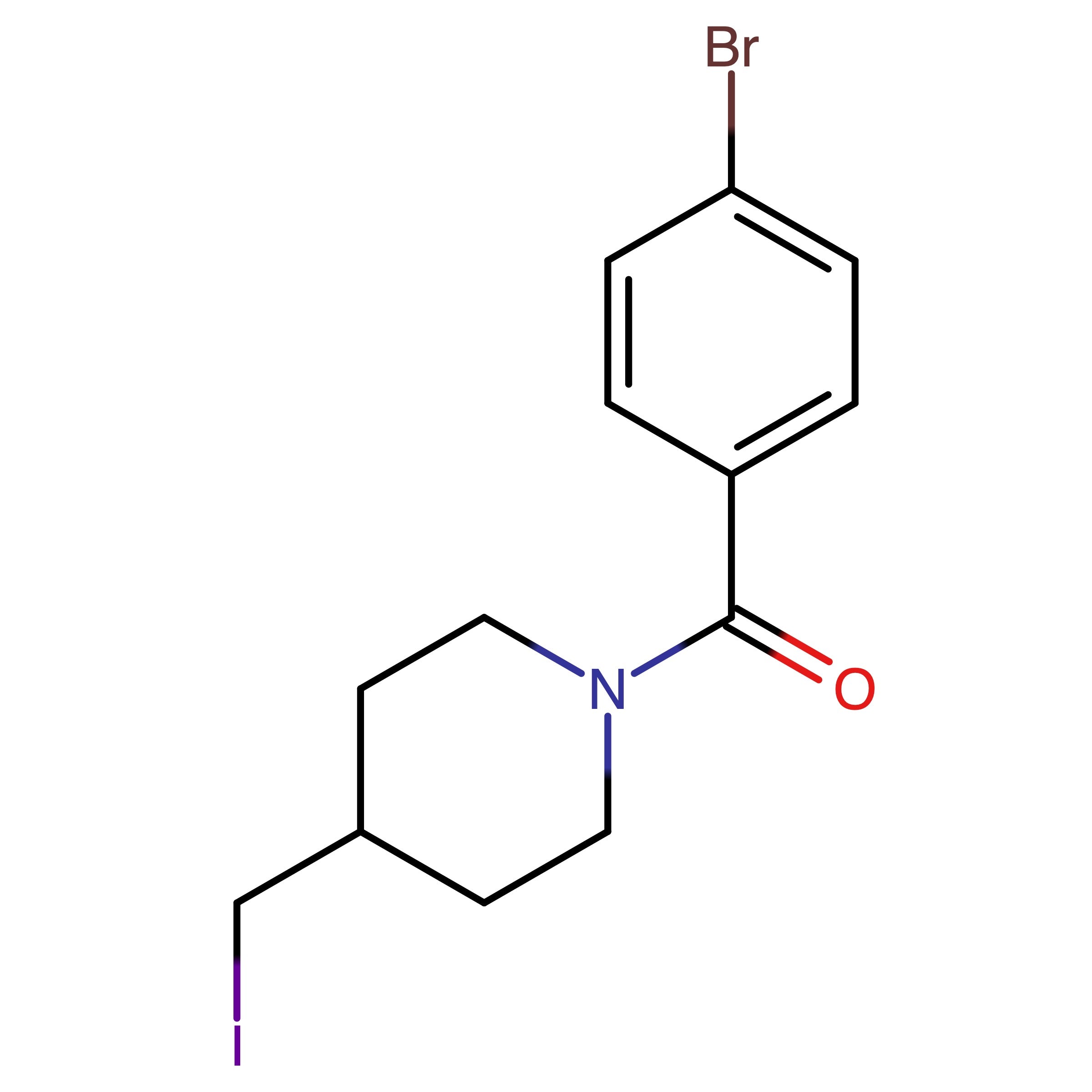 CAS 2911629-36-0 | (4-Bromophenyl)(4-(iodomethyl)piperidin-1-yl)methanone