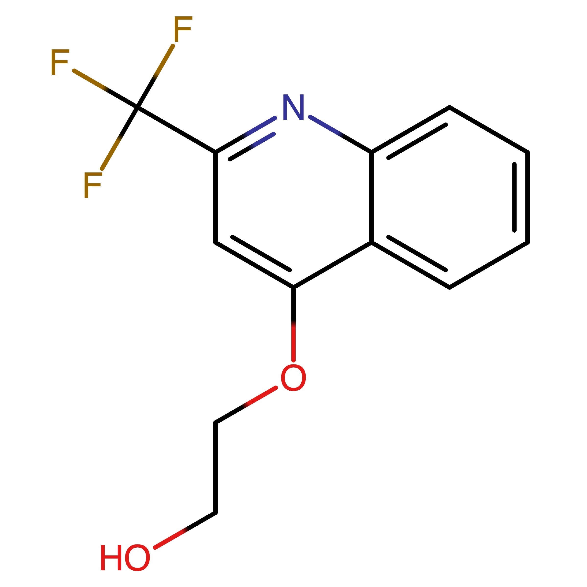 CAS 2911629-38-2 | 2-((2-(Trifluoromethyl)quinolin-4-yl)oxy)ethan-1-ol
