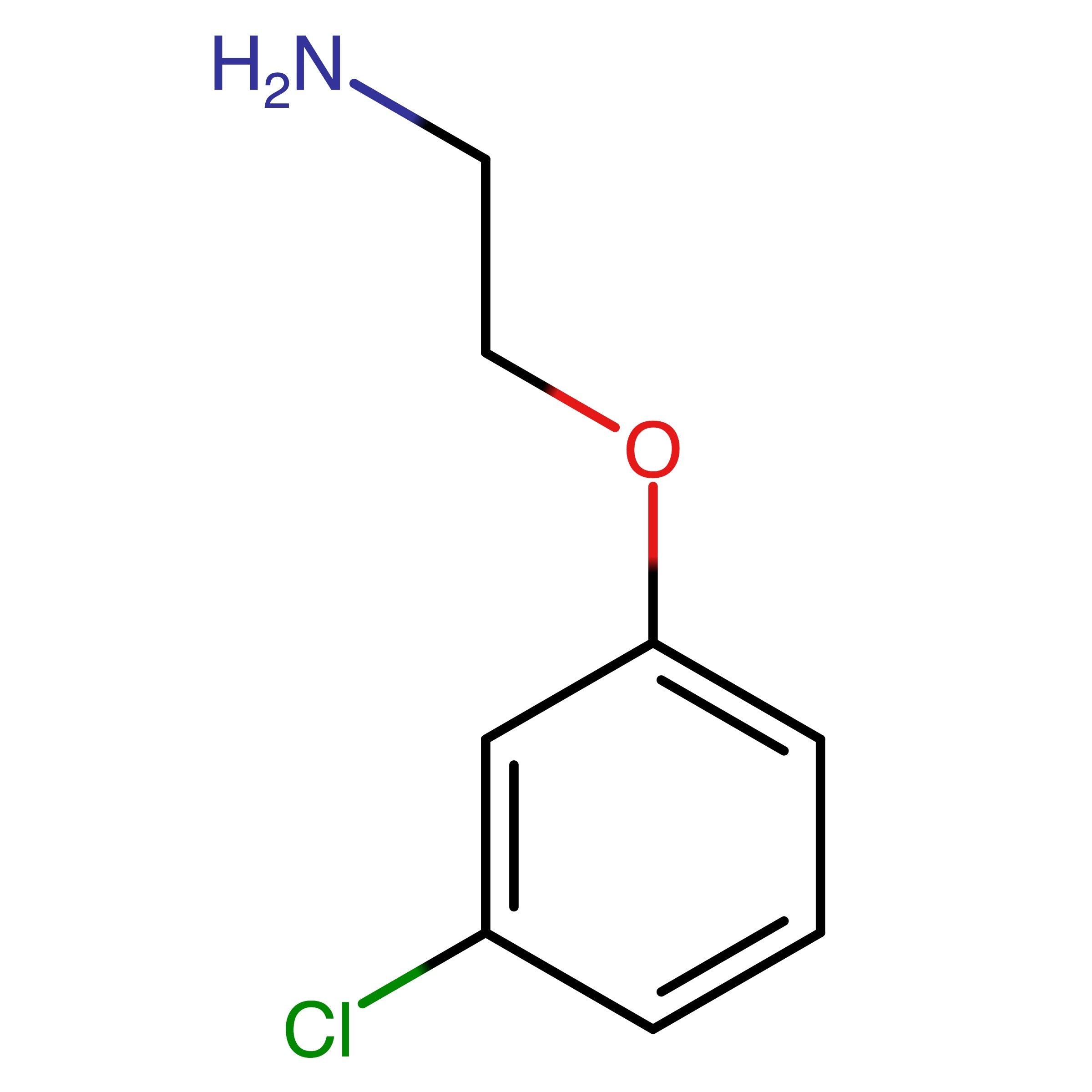 CAS 6488-00-2 | 2-(3-Chlorophenoxy)ethylamine | MFCD00052976