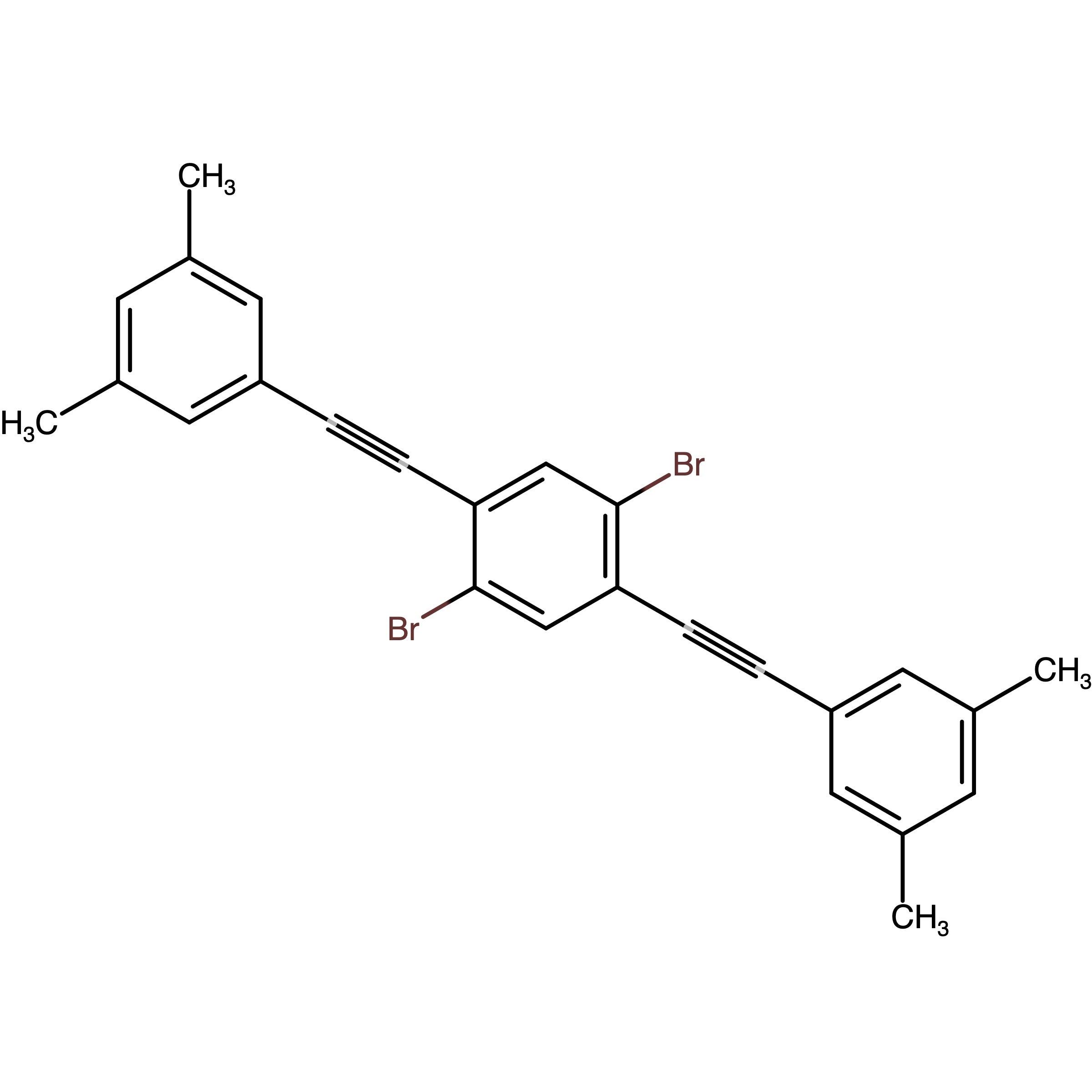 CAS 2910867-68-2 | 5,5'-((2,5-Dibromo-1,4-phenylene)bis(ethyne-2,1-diyl))bis(1,3-dimethylbenzene)