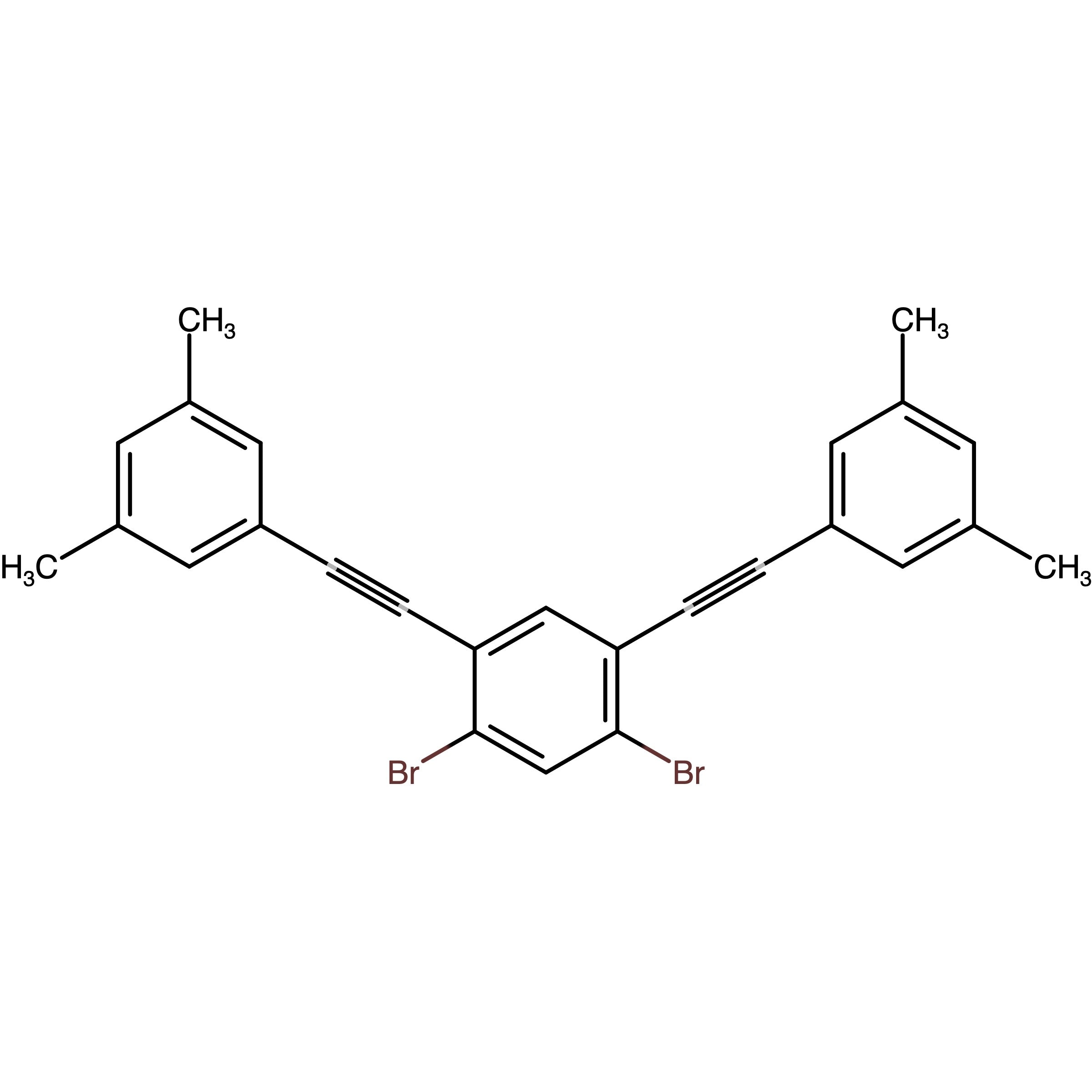 CAS 2910867-70-6 | 5,5'-((4,6-Dibromo-1,3-phenylene)bis(ethyne-2,1-diyl))bis(1,3-dimethylbenzene)
