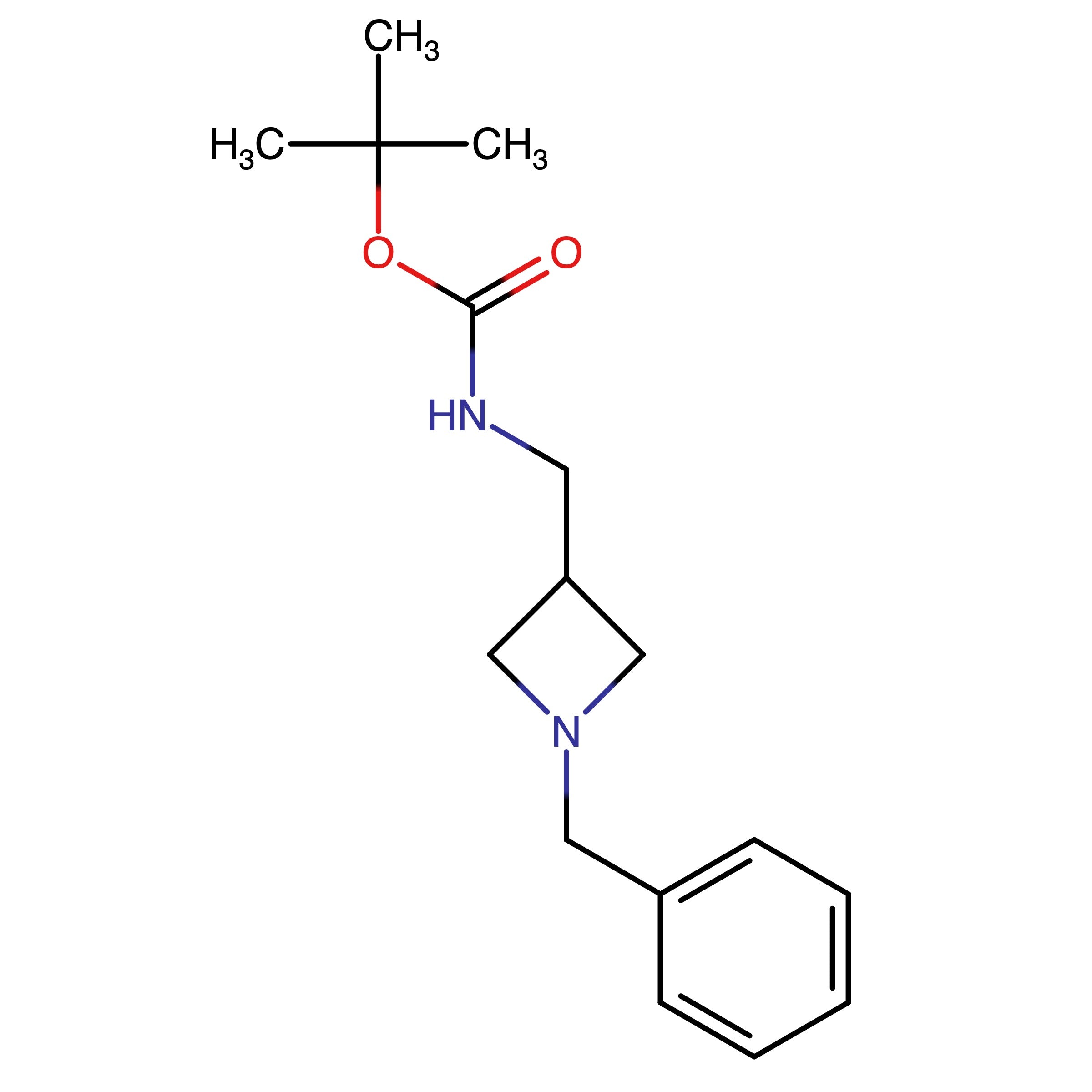 CAS 1501515-33-8 | tert-Butyl ((1-benzylazetidin-3-yl)methyl)carbamate | MFCD22121418