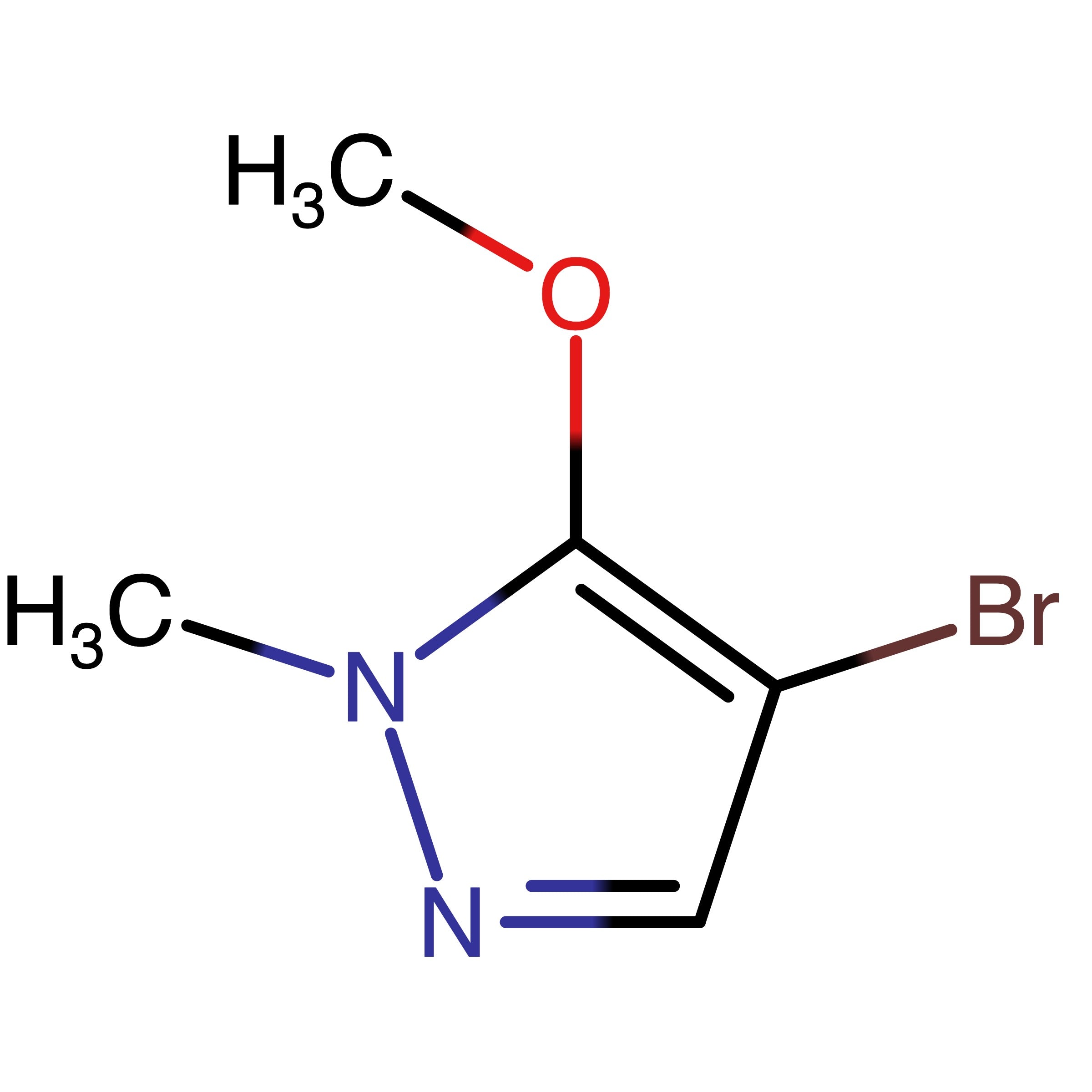 CAS 89717-68-0 | 4-Bromo-5-methoxy-1-methyl-1H-pyrazole