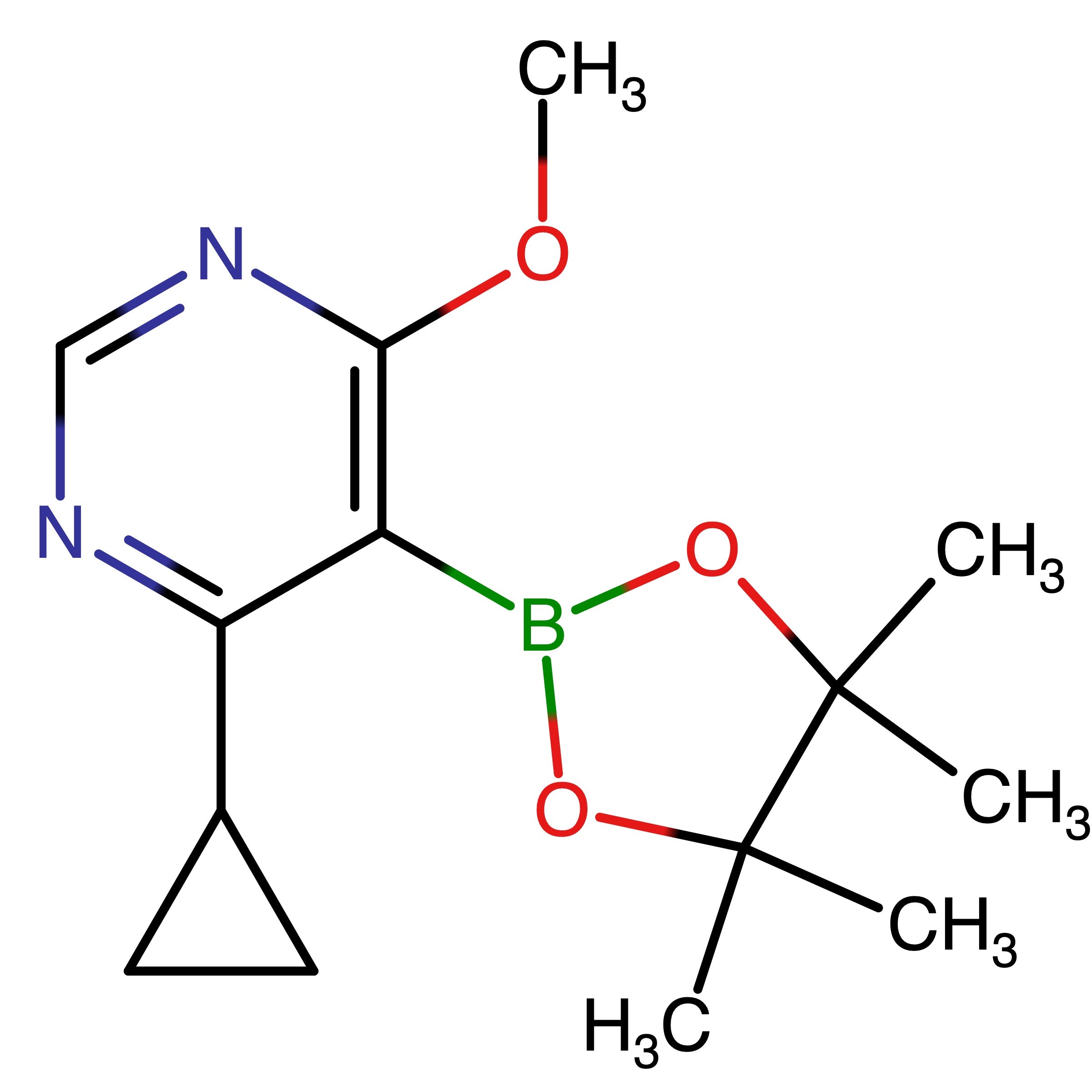 CAS 2750602-14-1 | 4-Cyclopropyl-6-methoxy-5-(4,4,5,5-tetramethyl-1,3,2-dioxaborolan-2-yl)pyrimidine