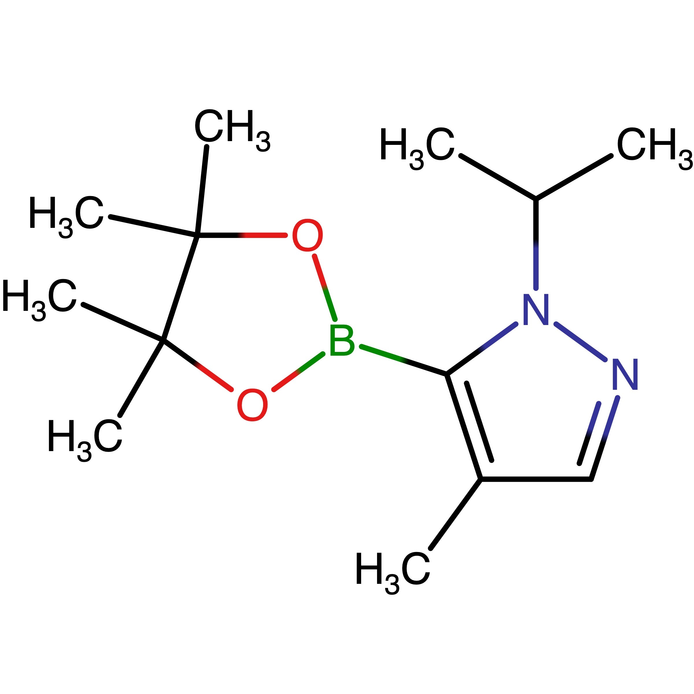 CAS 2446483-84-5 | 1-Isopropyl-4-methyl-5-(4,4,5,5-tetramethyl-1,3,2-dioxaborolan-2-yl)-1H-pyrazole | MFCD34619866