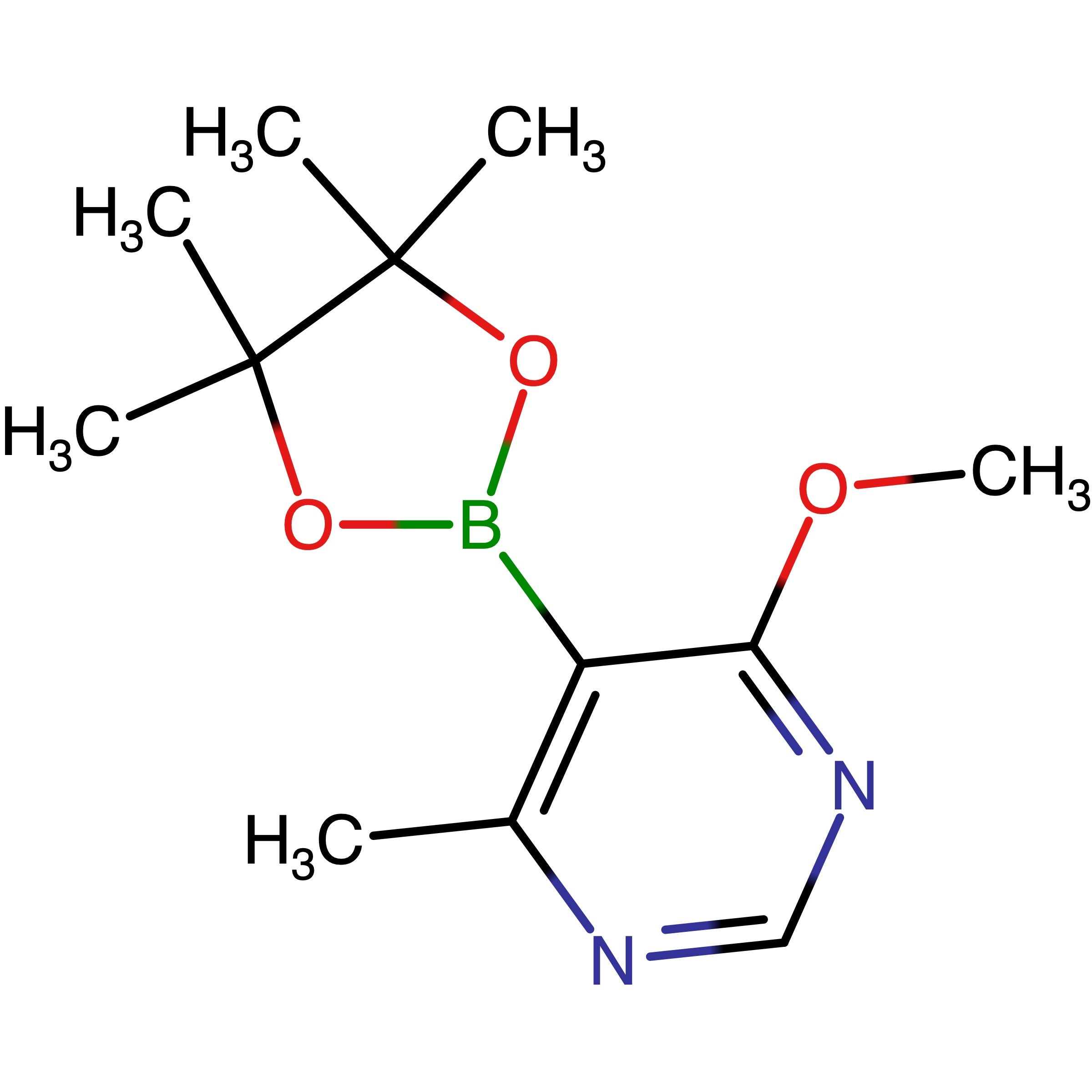 CAS 2750602-18-5 | 4-Methoxy-6-methyl-5-(4,4,5,5-tetramethyl-1,3,2-dioxaborolan-2-yl)pyrimidine