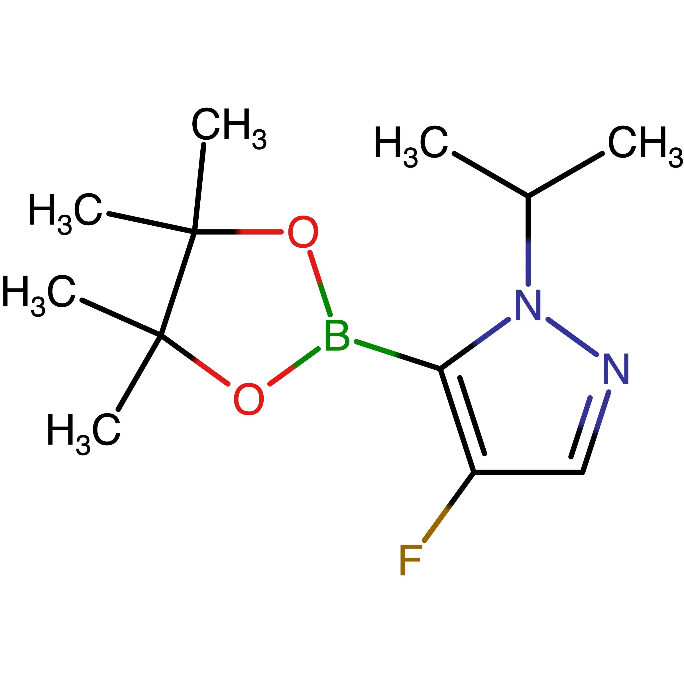 CAS 2750602-24-3 | 4-Fluoro-1-isopropyl-5-(4,4,5,5-tetramethyl-1,3,2-dioxaborolan-2-yl)-1H-pyrazole