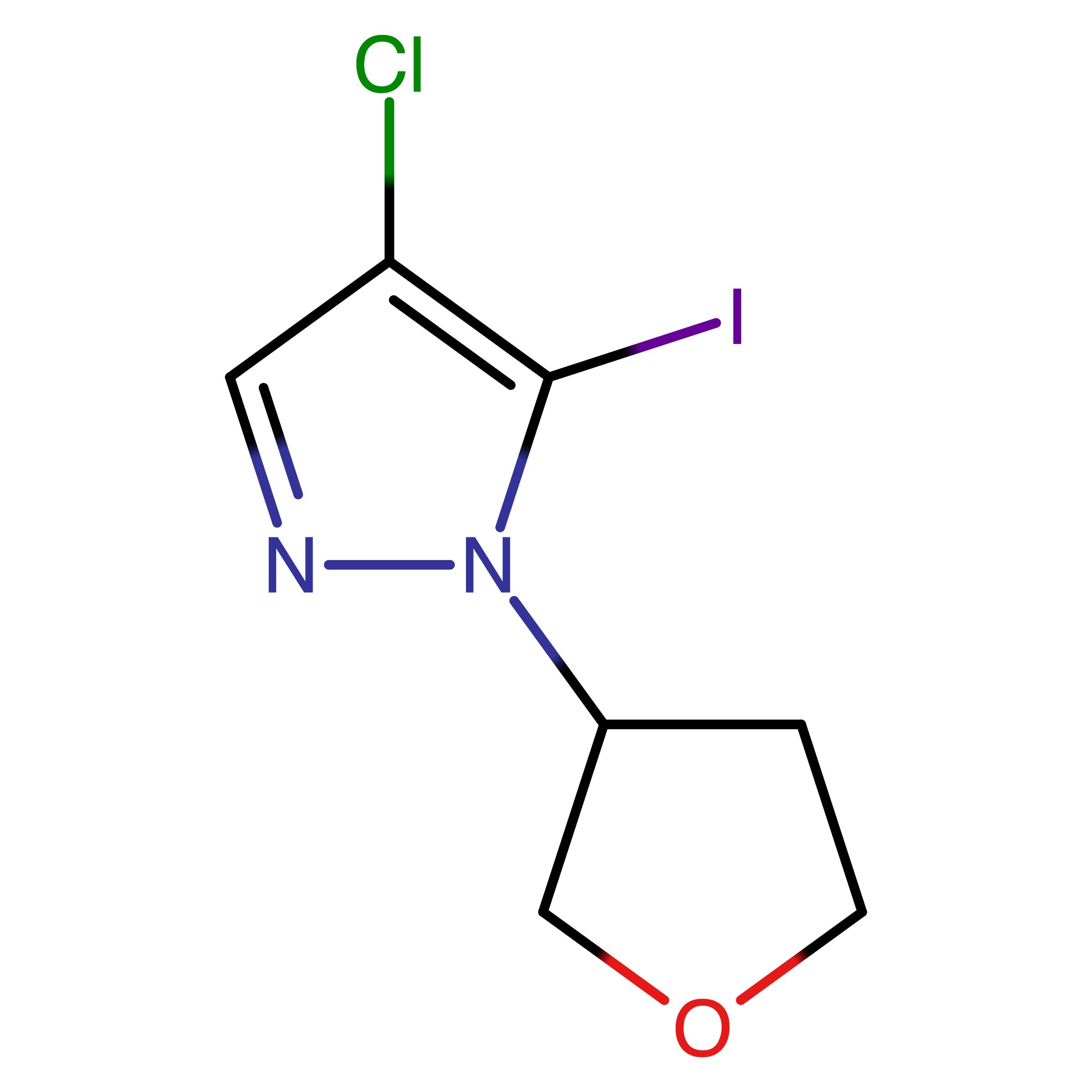 CAS 2750602-28-7 | 4-Chloro-5-iodo-1-(tetrahydrofuran-3-yl)-1H-pyrazole