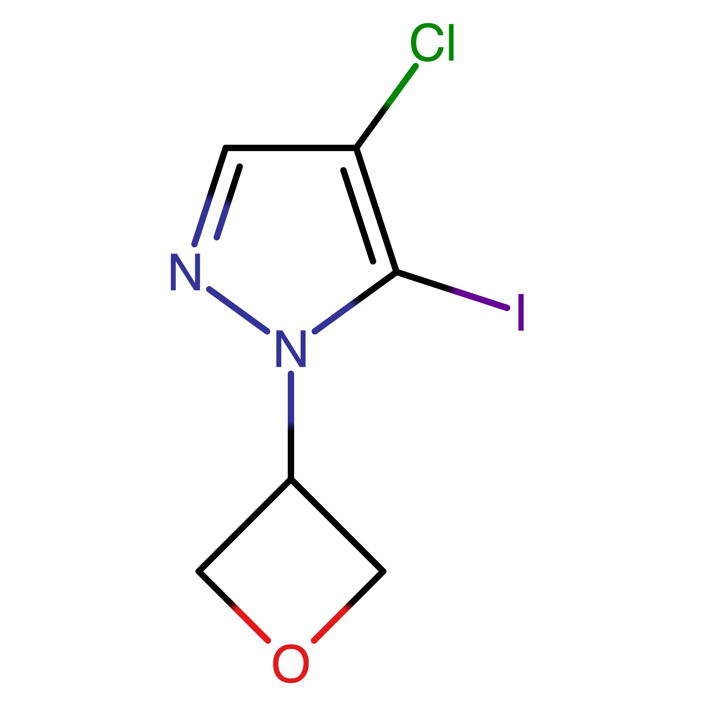 CAS 2750602-31-2 | 4-Chloro-5-iodo-1-(oxetan-3-yl)-1H-pyrazole
